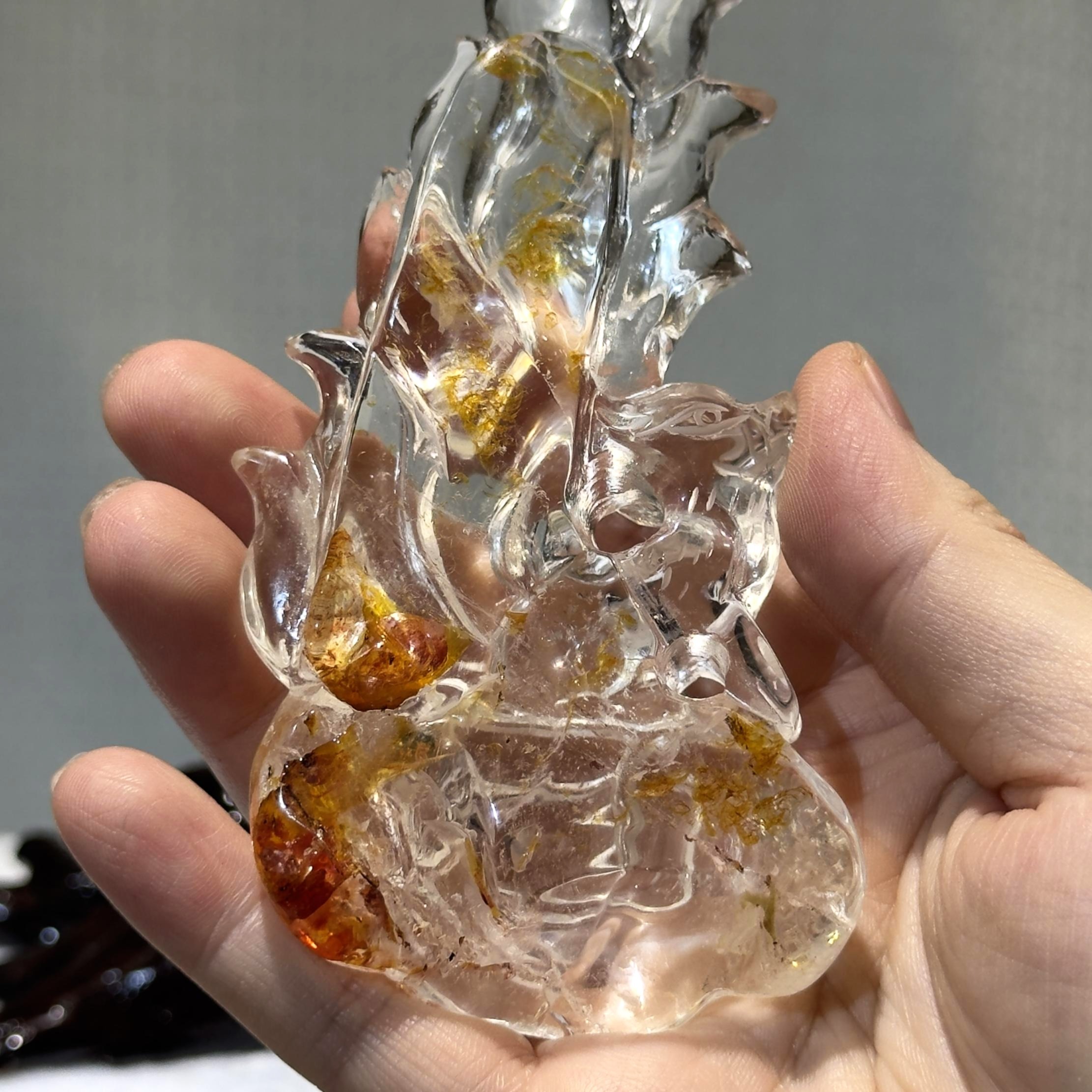 白水晶九尾狐 (連座) #5