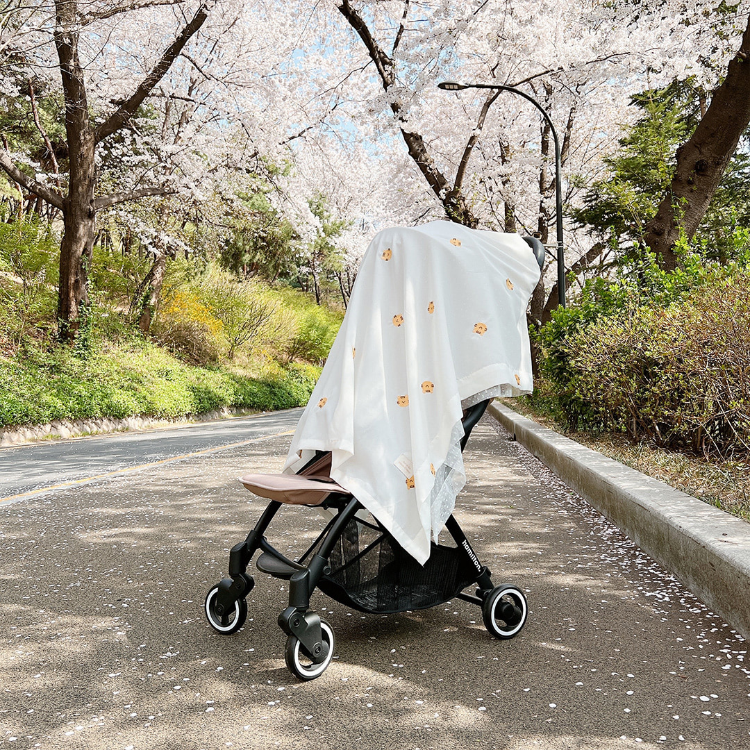 DOTTODOT 刺繡嬰兒車遮陽防風罩（Stroller Cover）