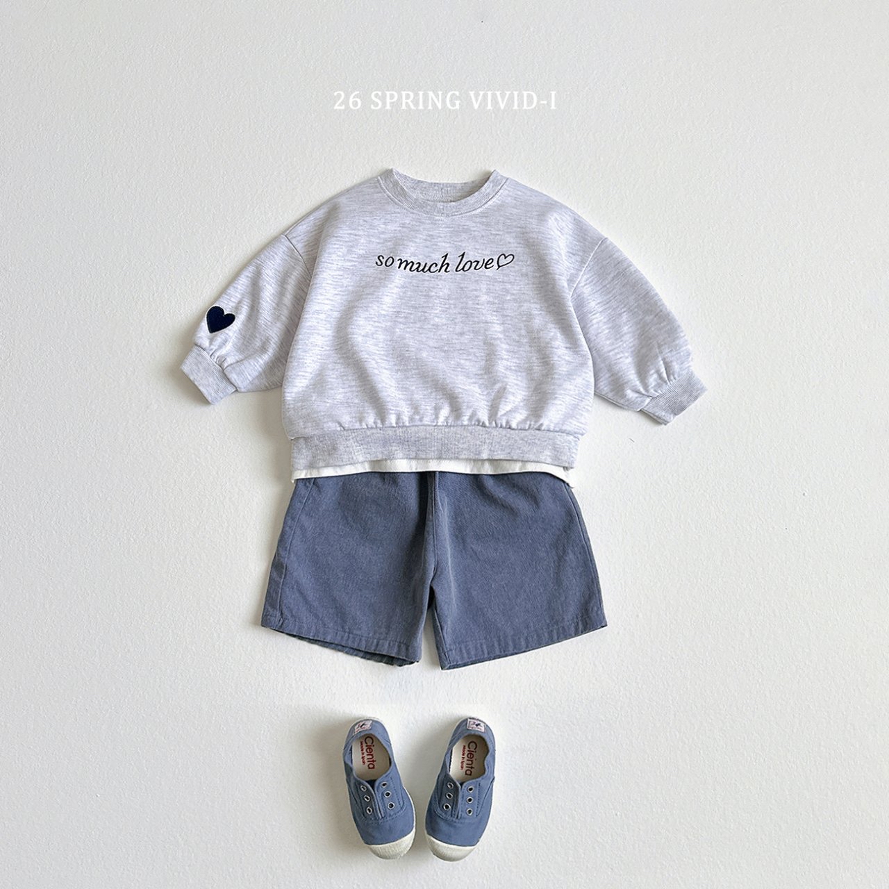 🌸預訂 韓國直送🌸🇰🇷VIVIDI三色so much love印花寬鬆衛衣