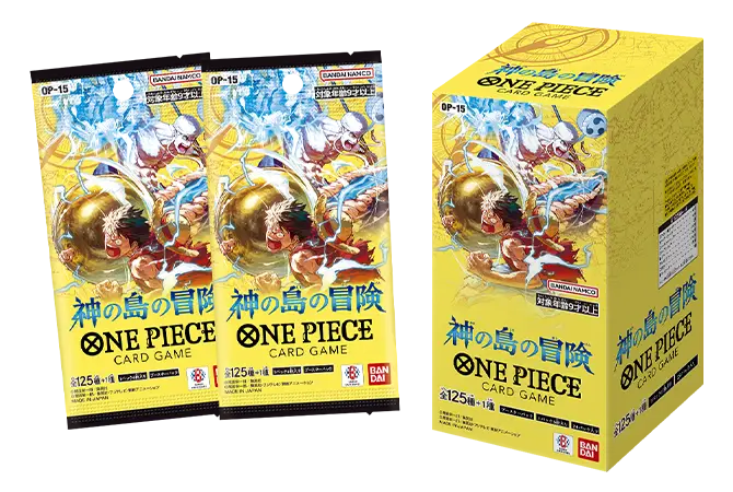 (行版) Bandai One Piece Card Game Booster Pack 海賊王 卡牌遊戲 第十五彈 神之島的冒險 [OP-15]  (原盒24包 / 原箱12盒) 