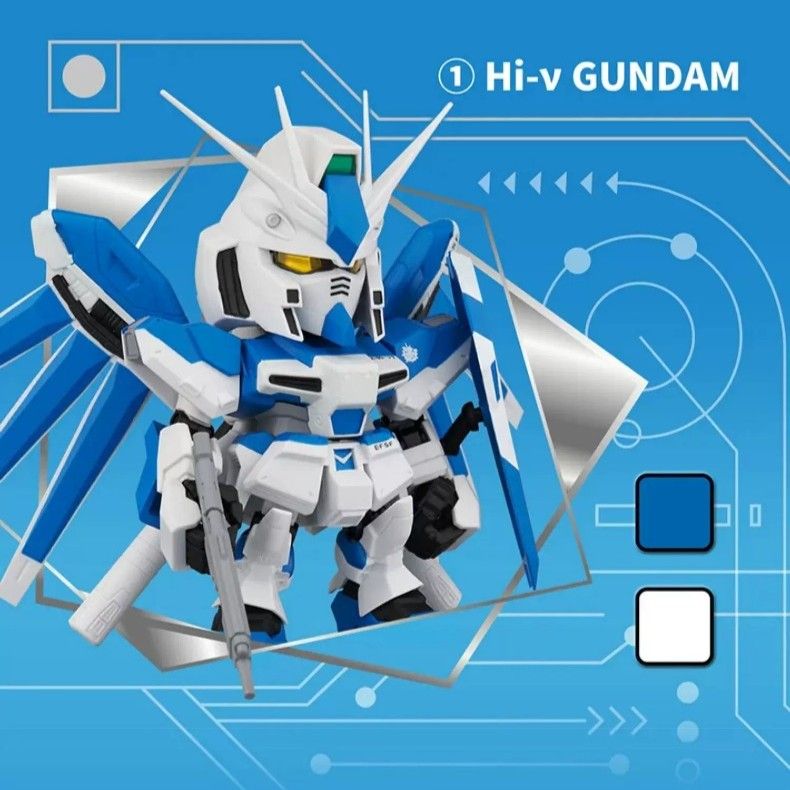 (行版) Bandai QMSV mini 盲盒 Hi-Nu Gundam Hi-ν 高達 (原盒8個) 
