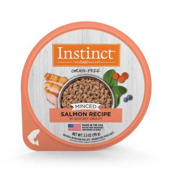 Instinct 本能 無穀物主糧 貓用 免治杯杯 三文魚味