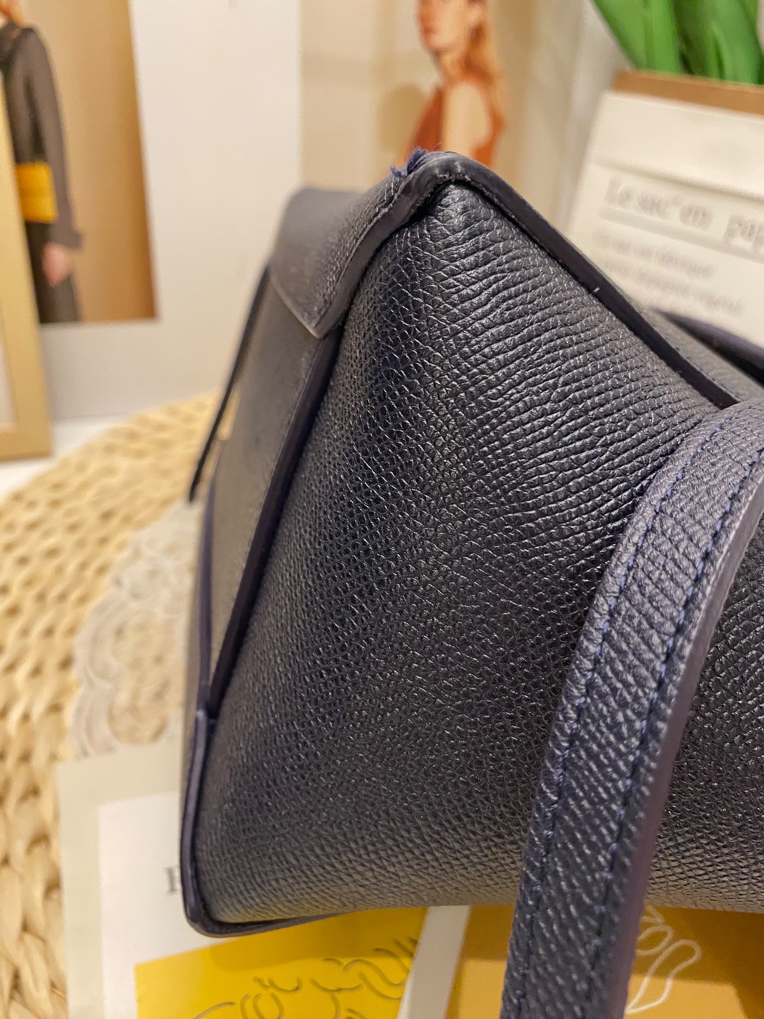 Celine Grained Calfskin Belt Bag