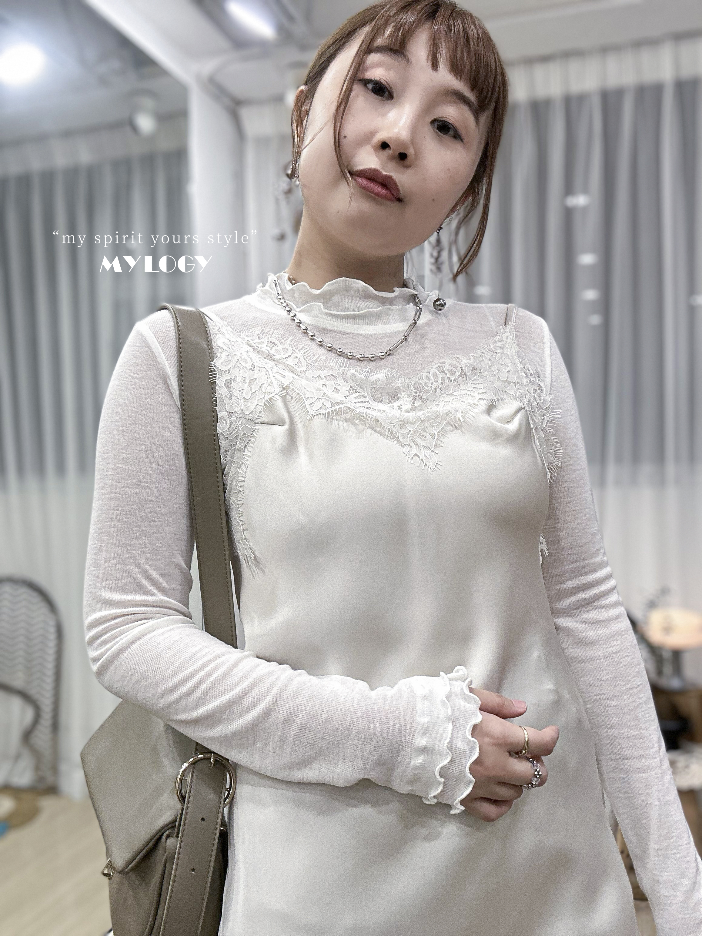 基本款和內搭～Double RUFFLE 素棉TEE NK0001