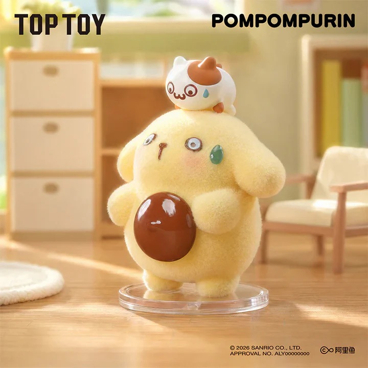 Pompompurin Flocky Daily Life Series Blind Box