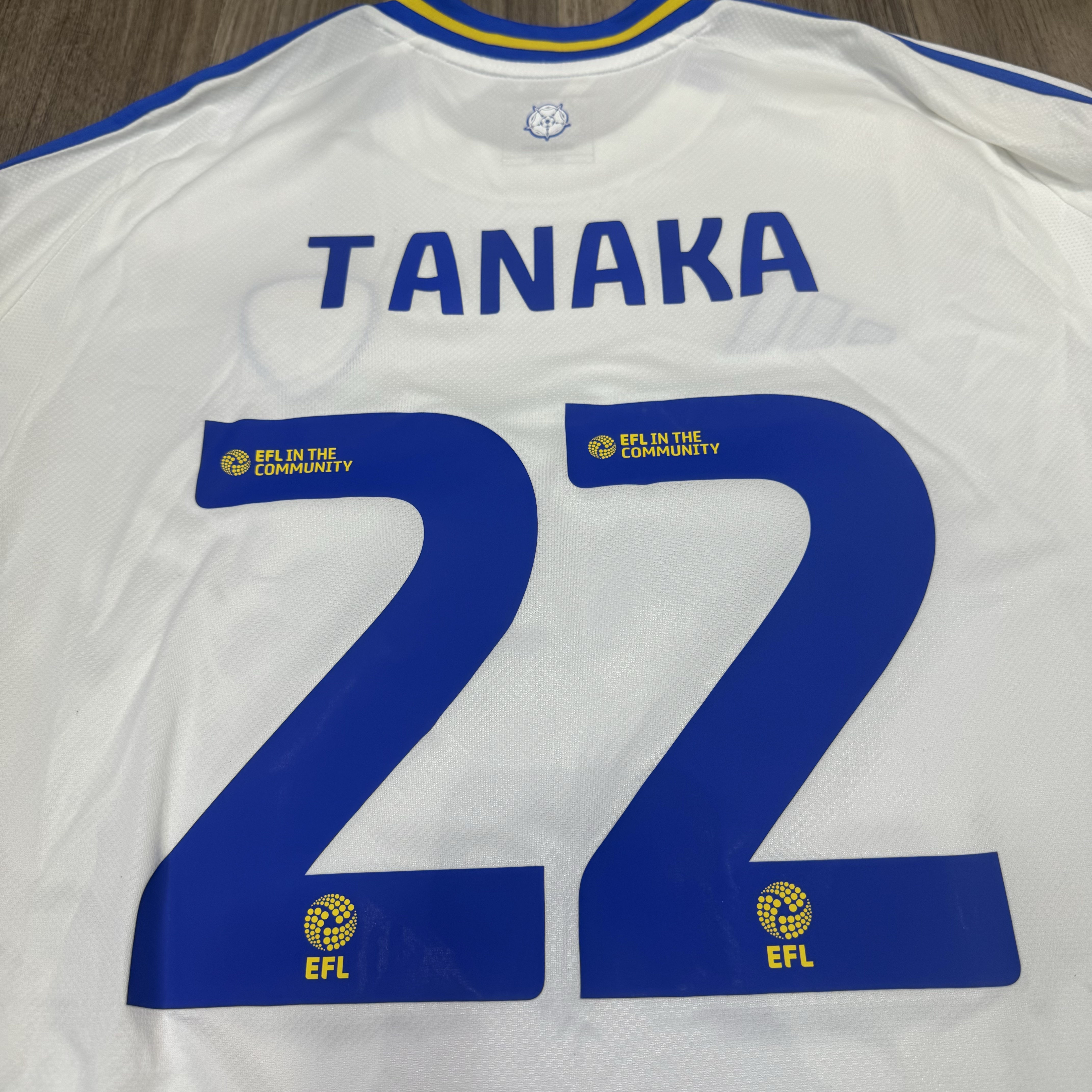 Leeds United 24/25 home shirt #22 Tanaka (Bnwt)