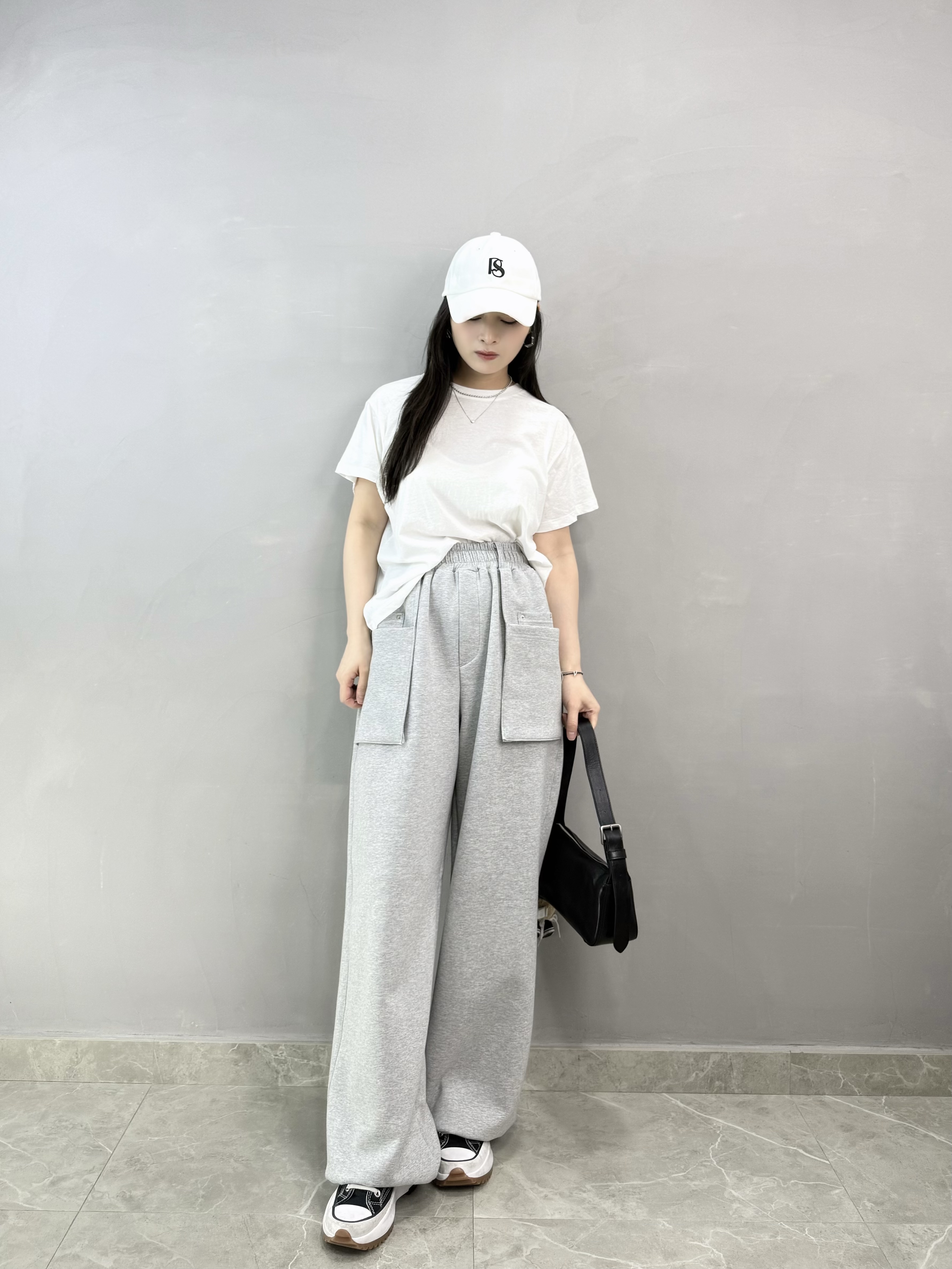 M84 洗水棉刺繡字Tee