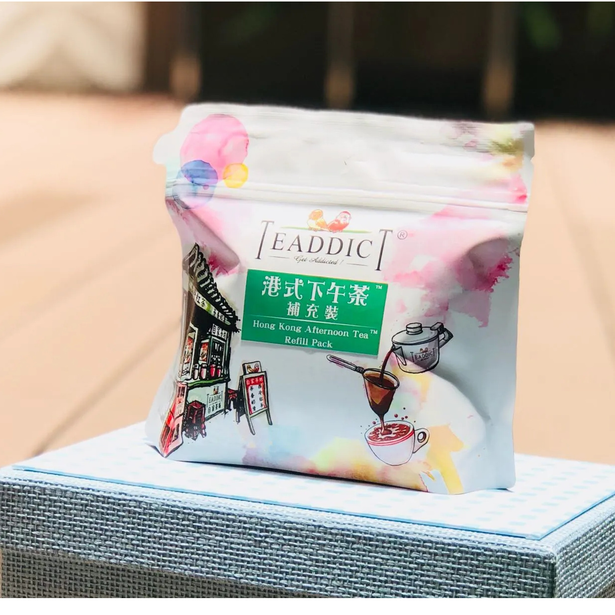 Teaddict「港式早餐茶」"特濃"︱"港式奶茶" 專用茶膽 補充裝250克