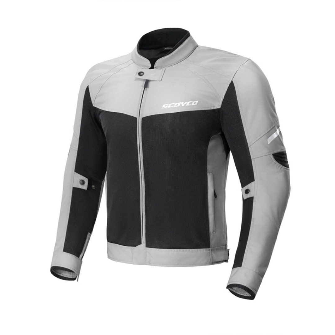 SCOYCO JK118-2 Motorcycle Riding Jacket | CE Level 1 Protective Mesh Jacket for Spring & Summer