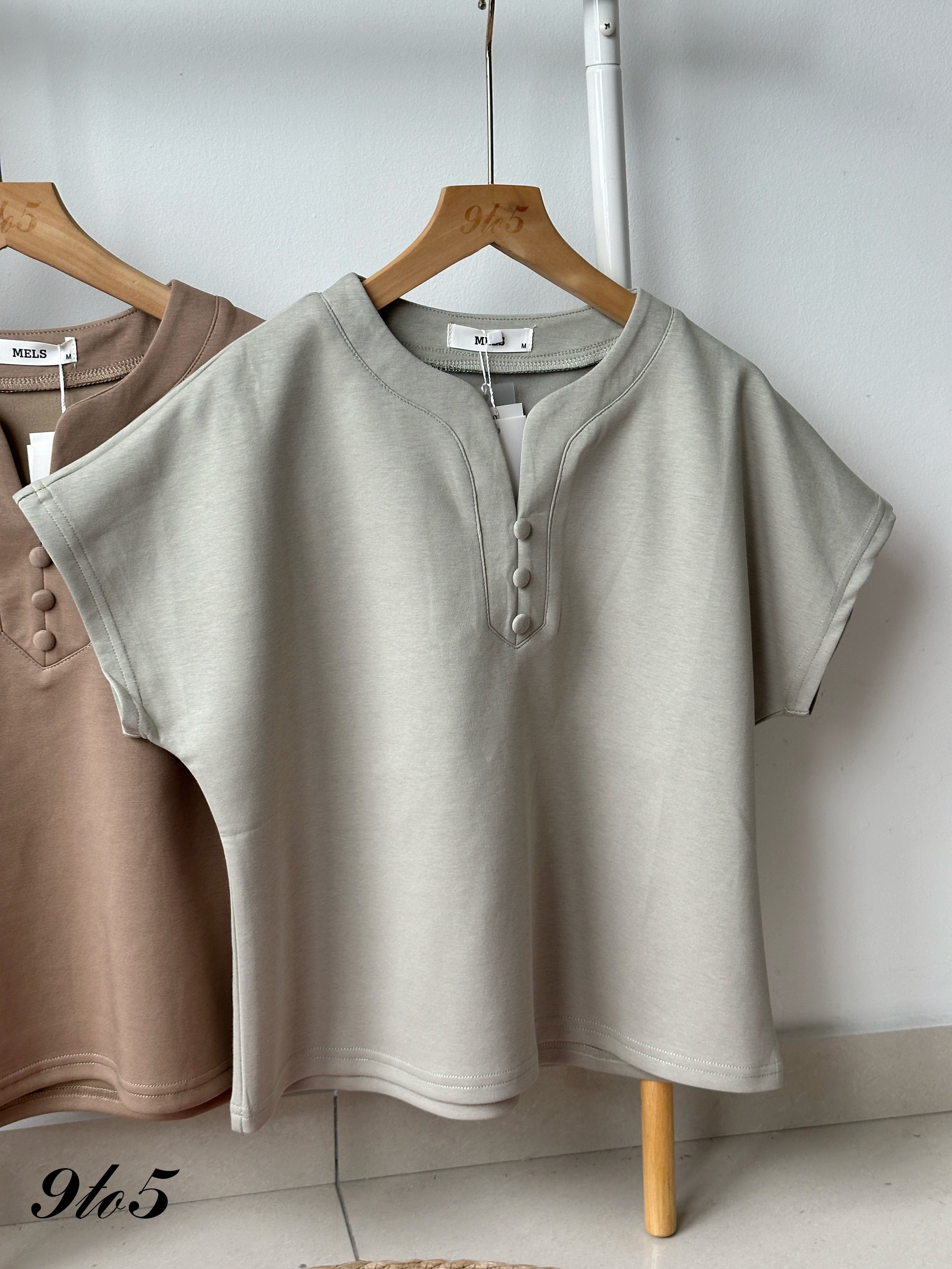 T4220 V Neck Top - 4 Colors 