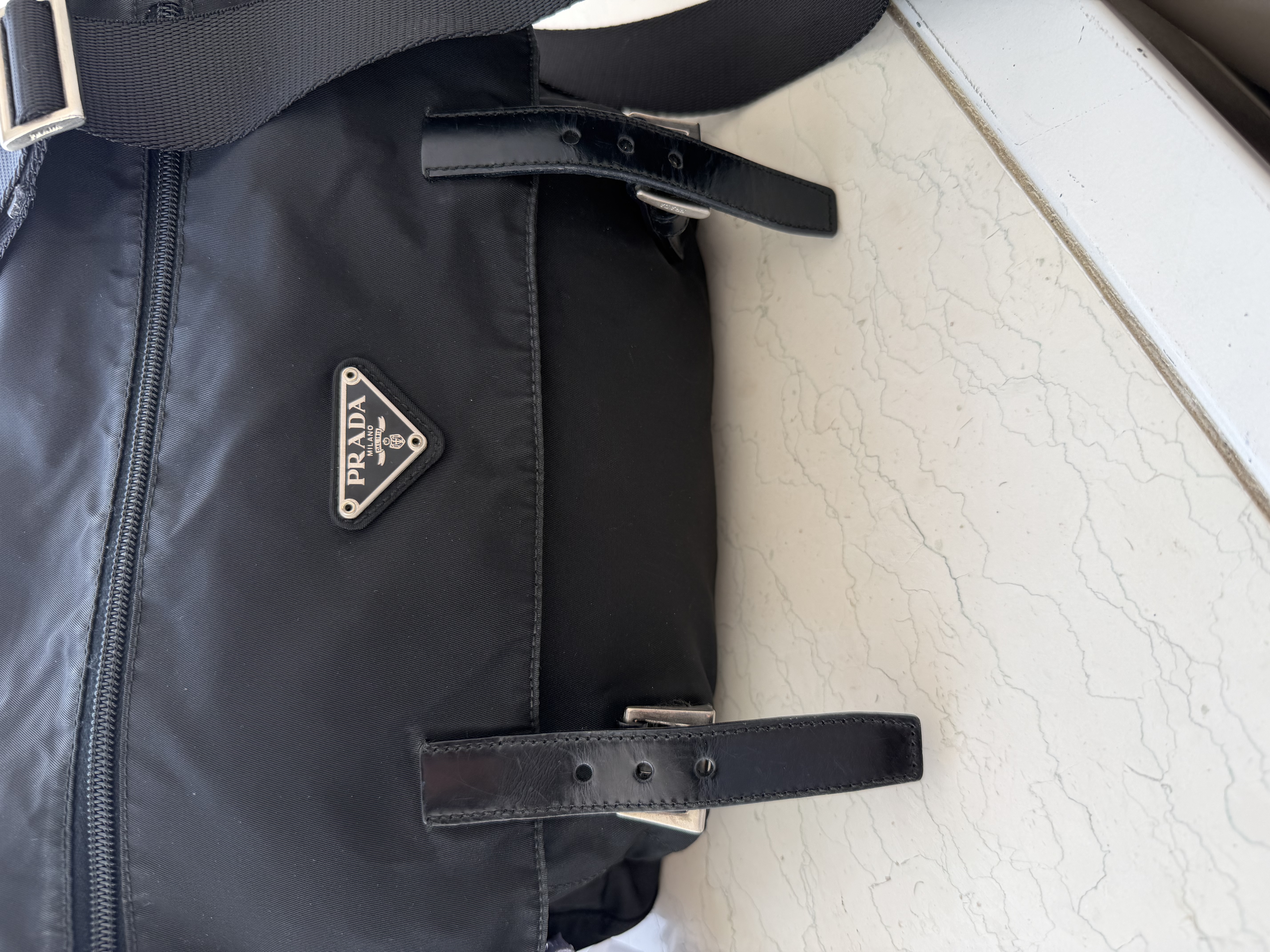 Prada prada explore re-nylon messenger bag