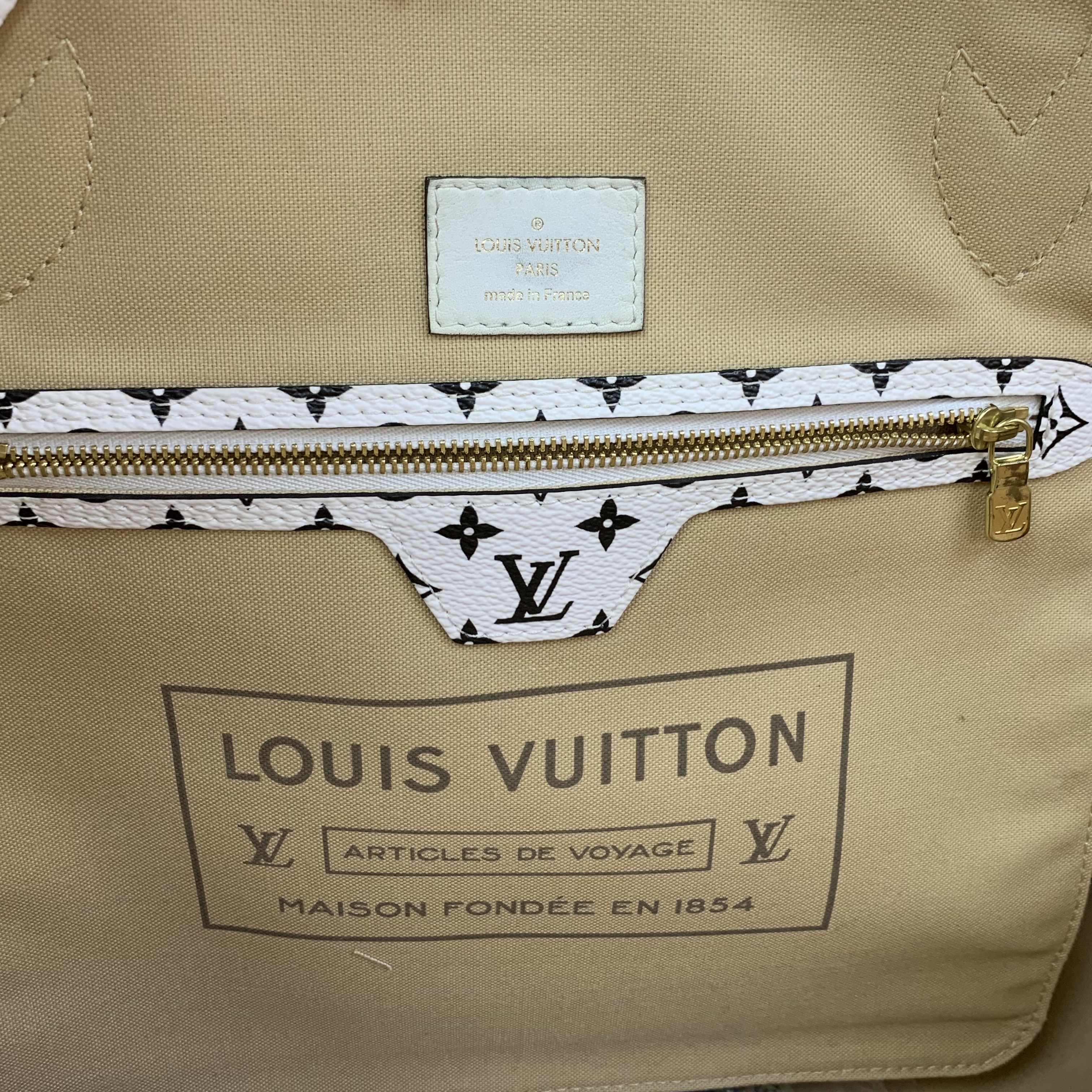 Lv neverfull mm 雙拼色tote 日常通勤大容量適用❤️‍🔥