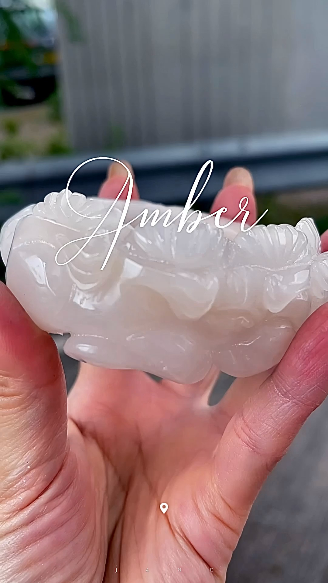 佘太翠白婚紗雕刻手鈪 