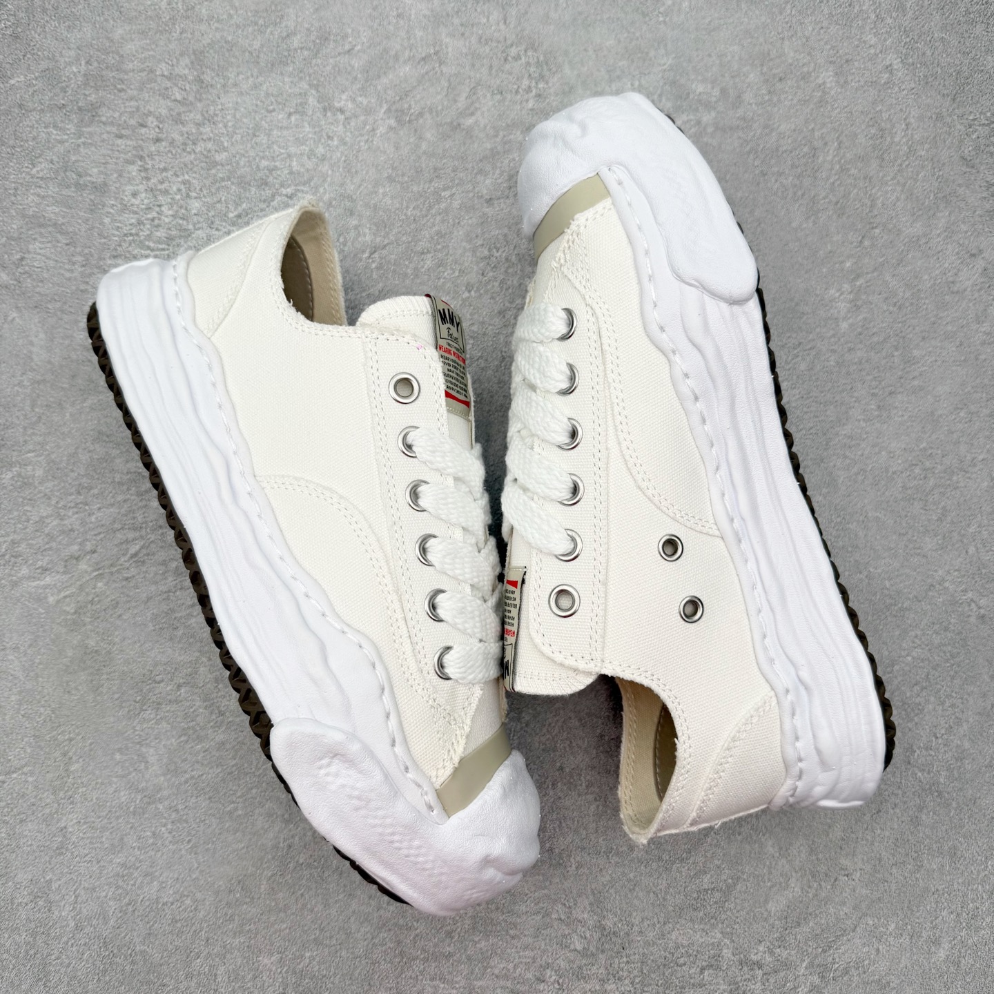 Maison Mihara Yasuhiro MMY "Hank" OG Sole Canvas Low-top Sneaker