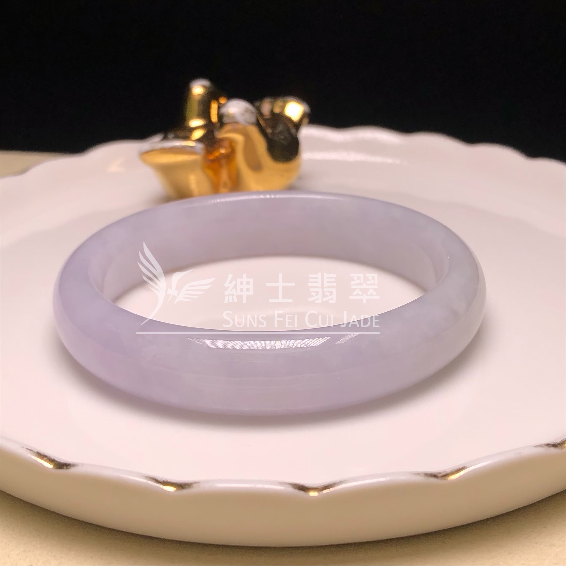 C06300 莫西沙糯紫貴妃鐲52.8mm