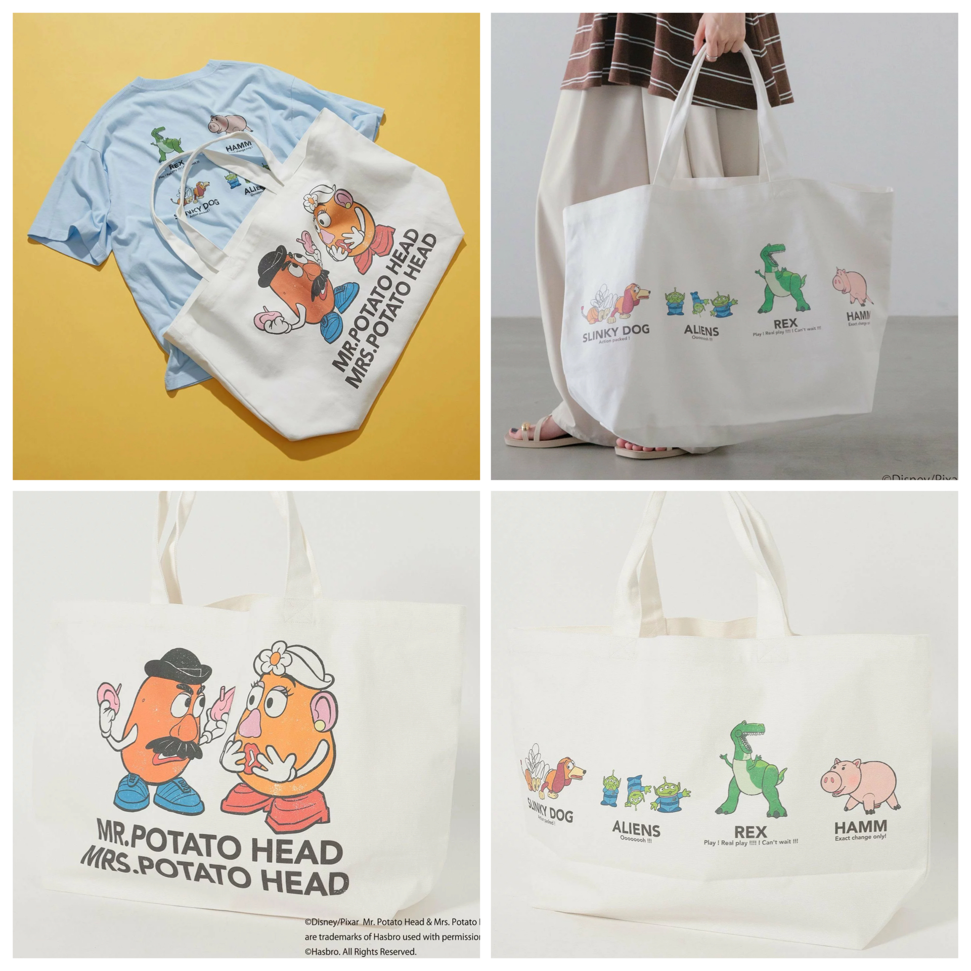 日本預訂📍Toy Story圖案超大容量Tote Bag 不包郵 2026年10月下旬出貨