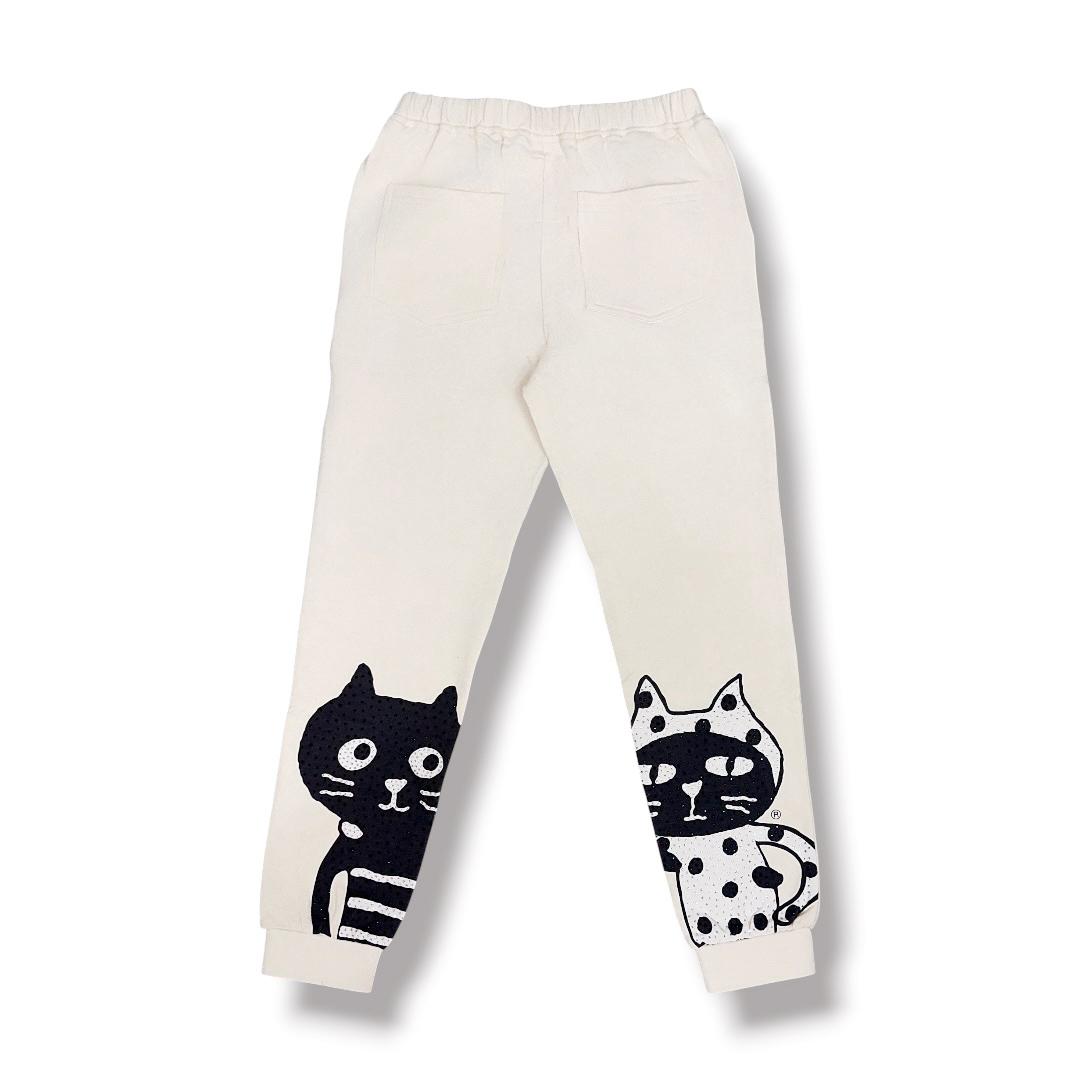 Catsfriends Back Sweat Pants