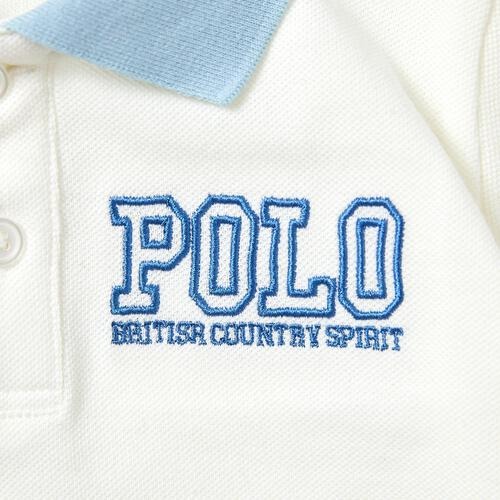 Polo Baby 短袖拼色連身衫 2色可選 70/80cm