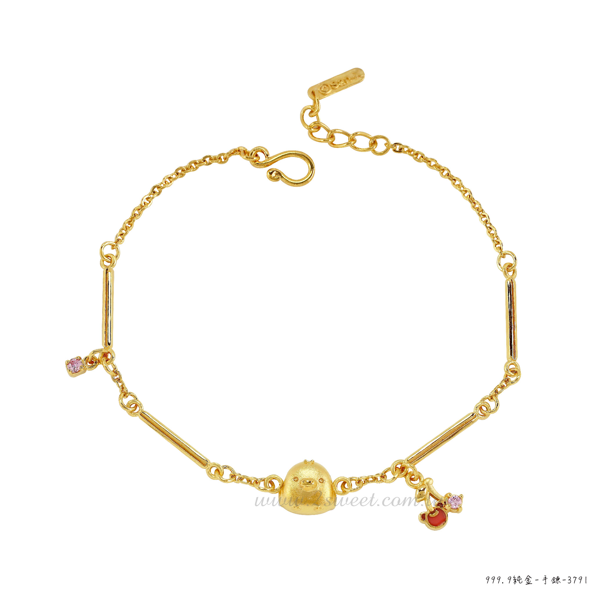 📦訂購 台灣代購 2sweet 甜蜜約定 Rilakkuma 鬆弛熊 豬鼻雞 Kiiroitori 甜蜜滋味系列 黃金手鏈