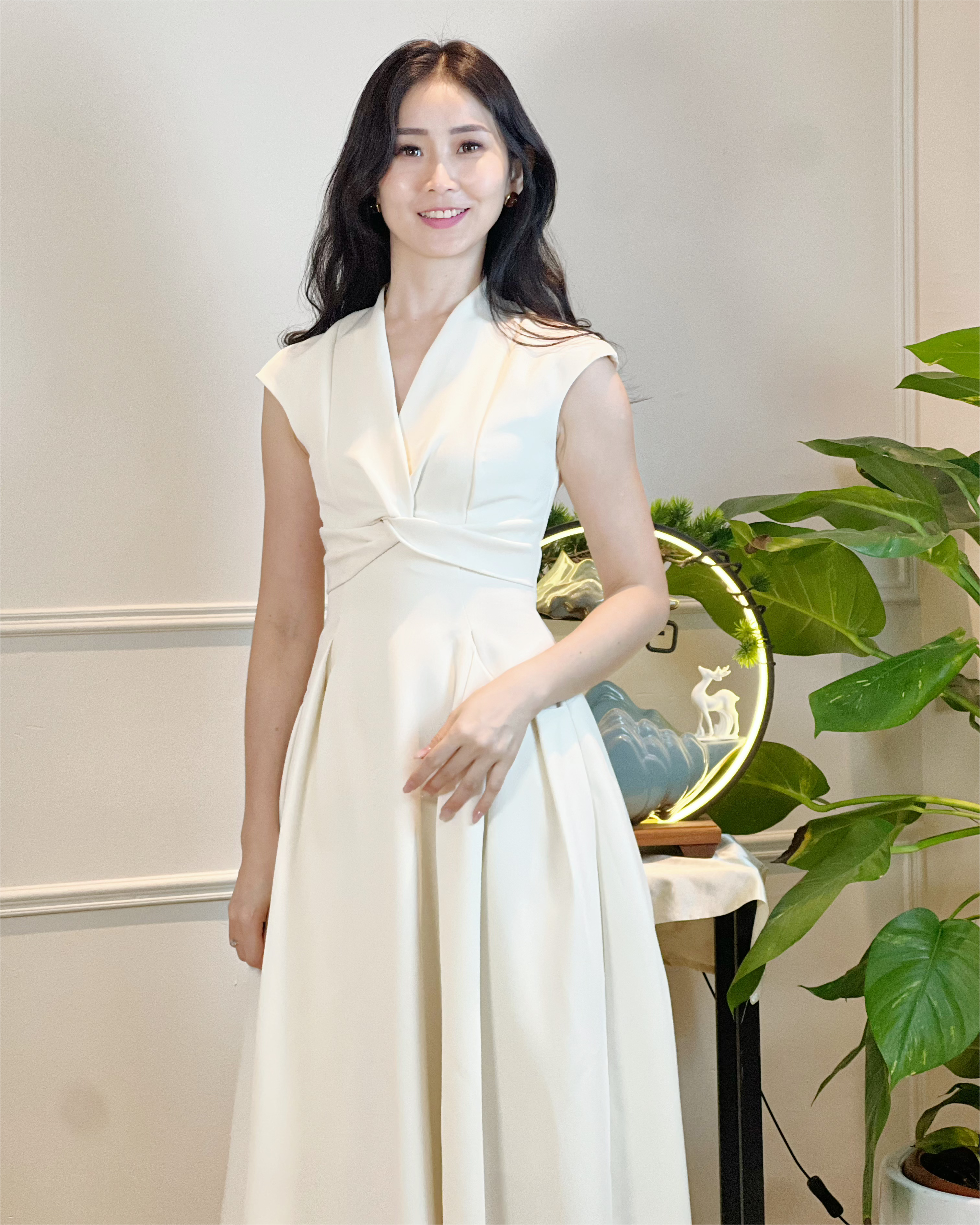 5092 Elena Grace Midi Dress