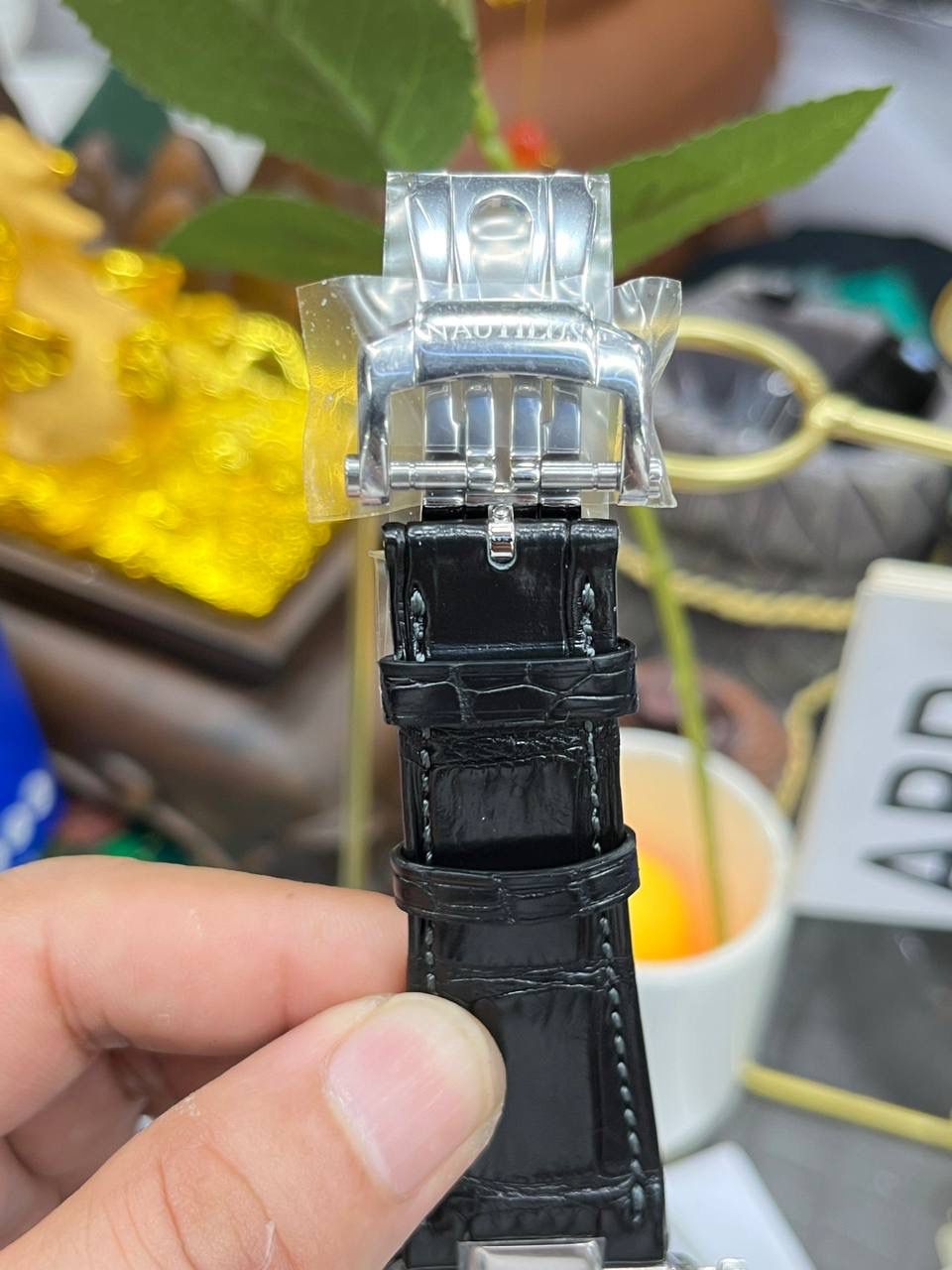 鹦鹉螺5711灰盘胶带胶带款/40mm*8.3mm/Cal.324一体机😍💯🤍