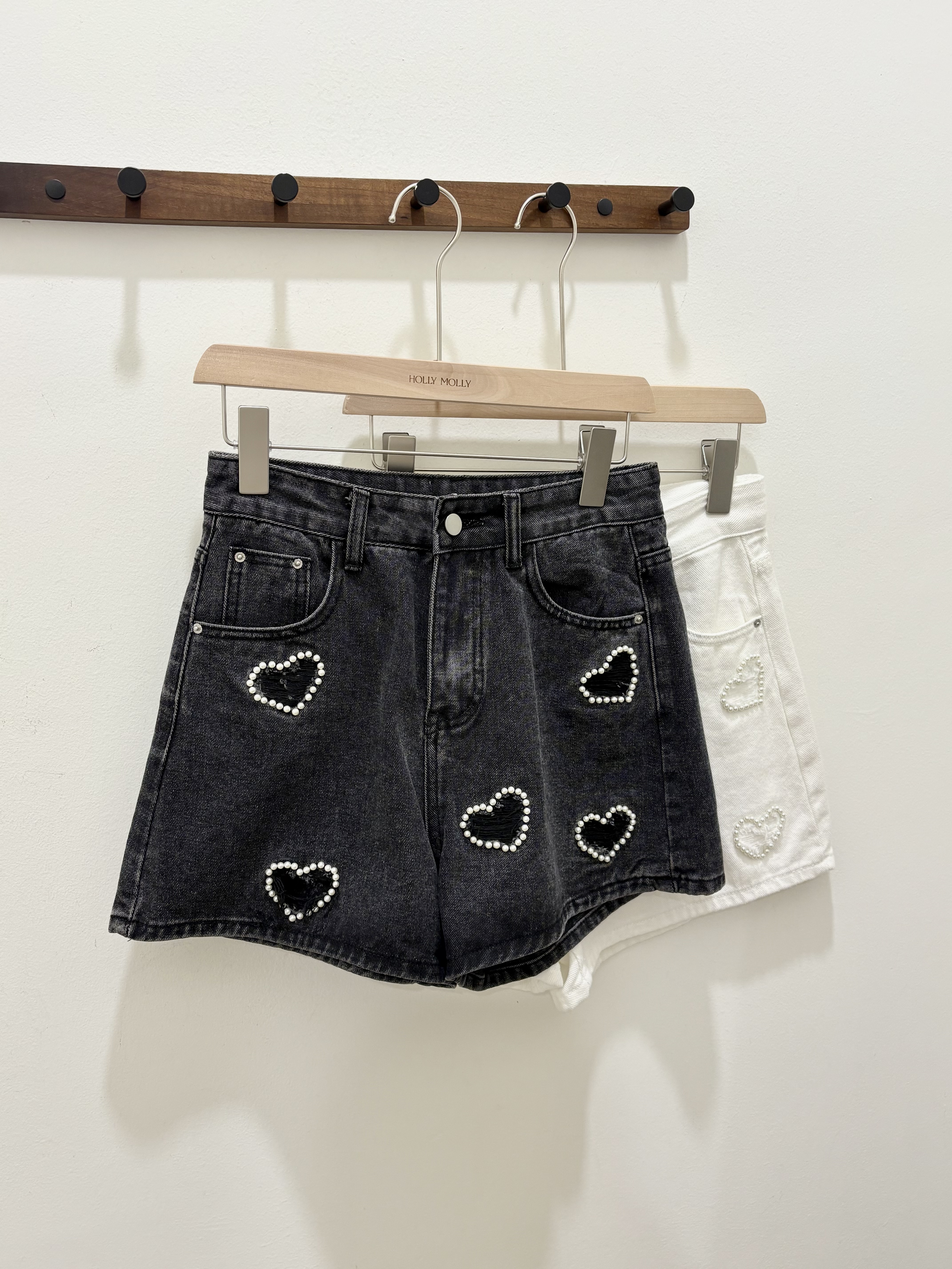 J211可爱心形短裤