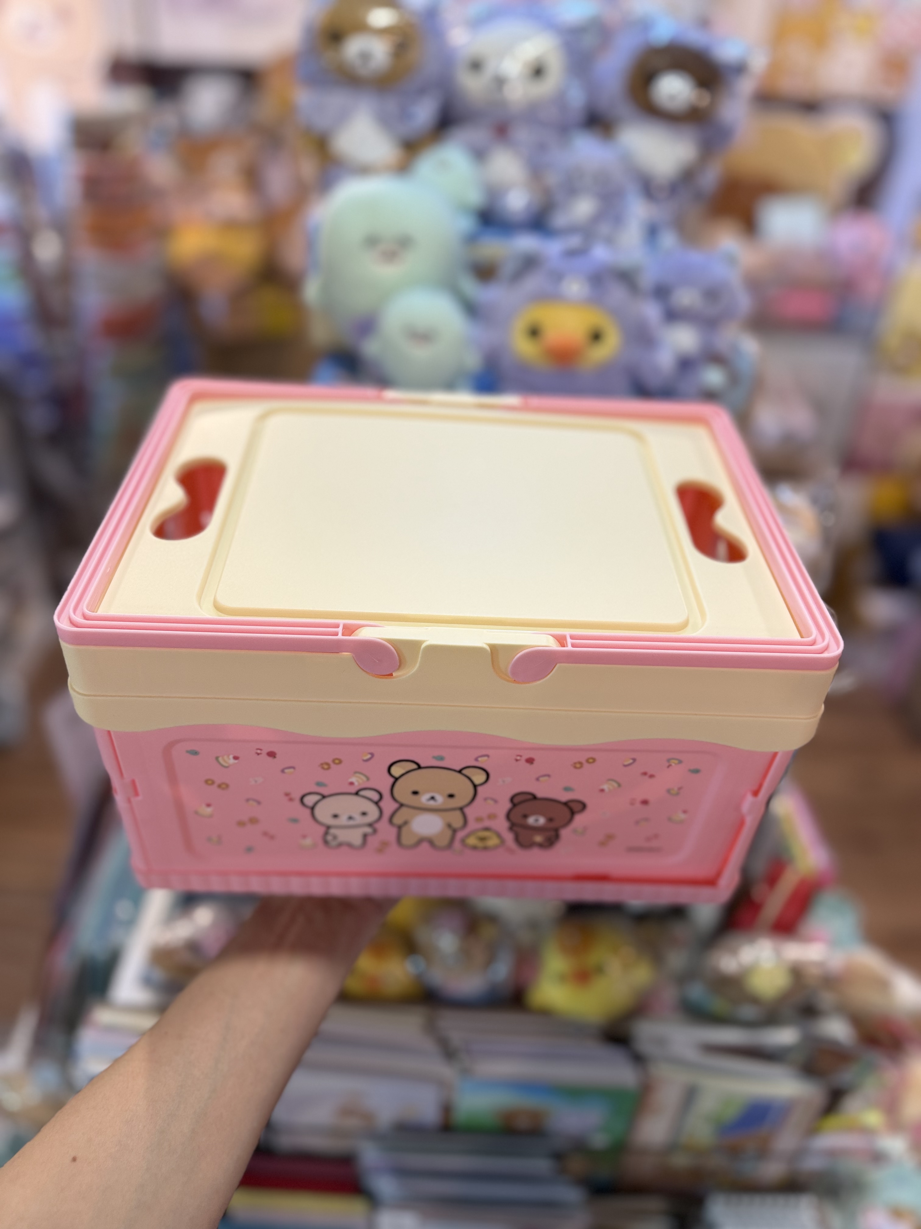 《現貨》全新Rilakkuma摺疊式收納盒