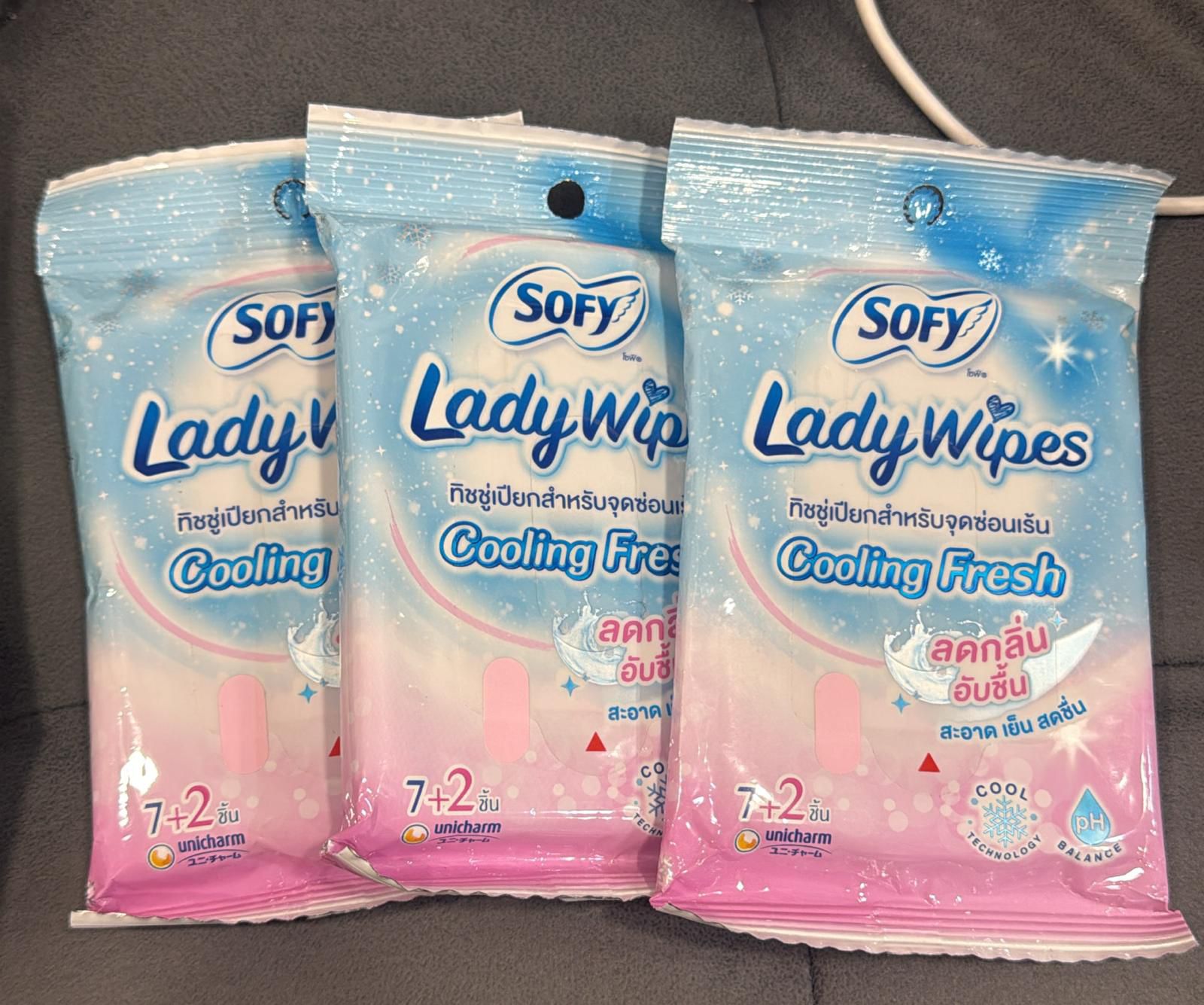 泰國SOFY女士私處濕巾 冰涼清爽9片