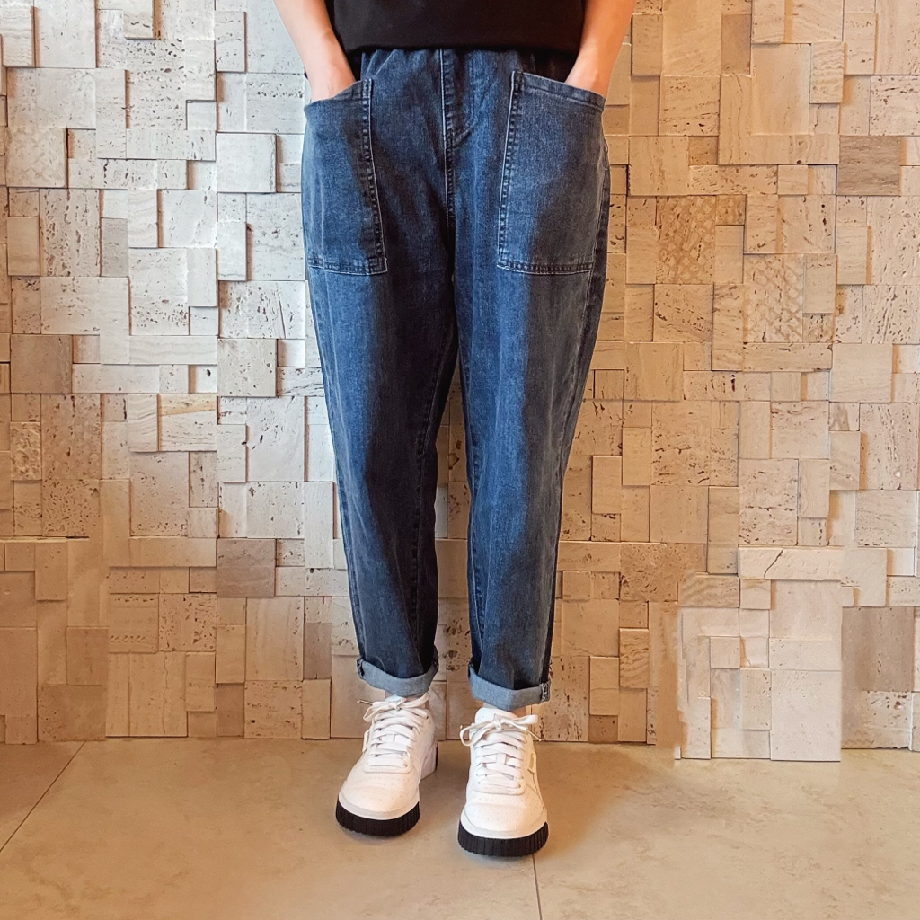 B00544 直袋彈性牛仔褲