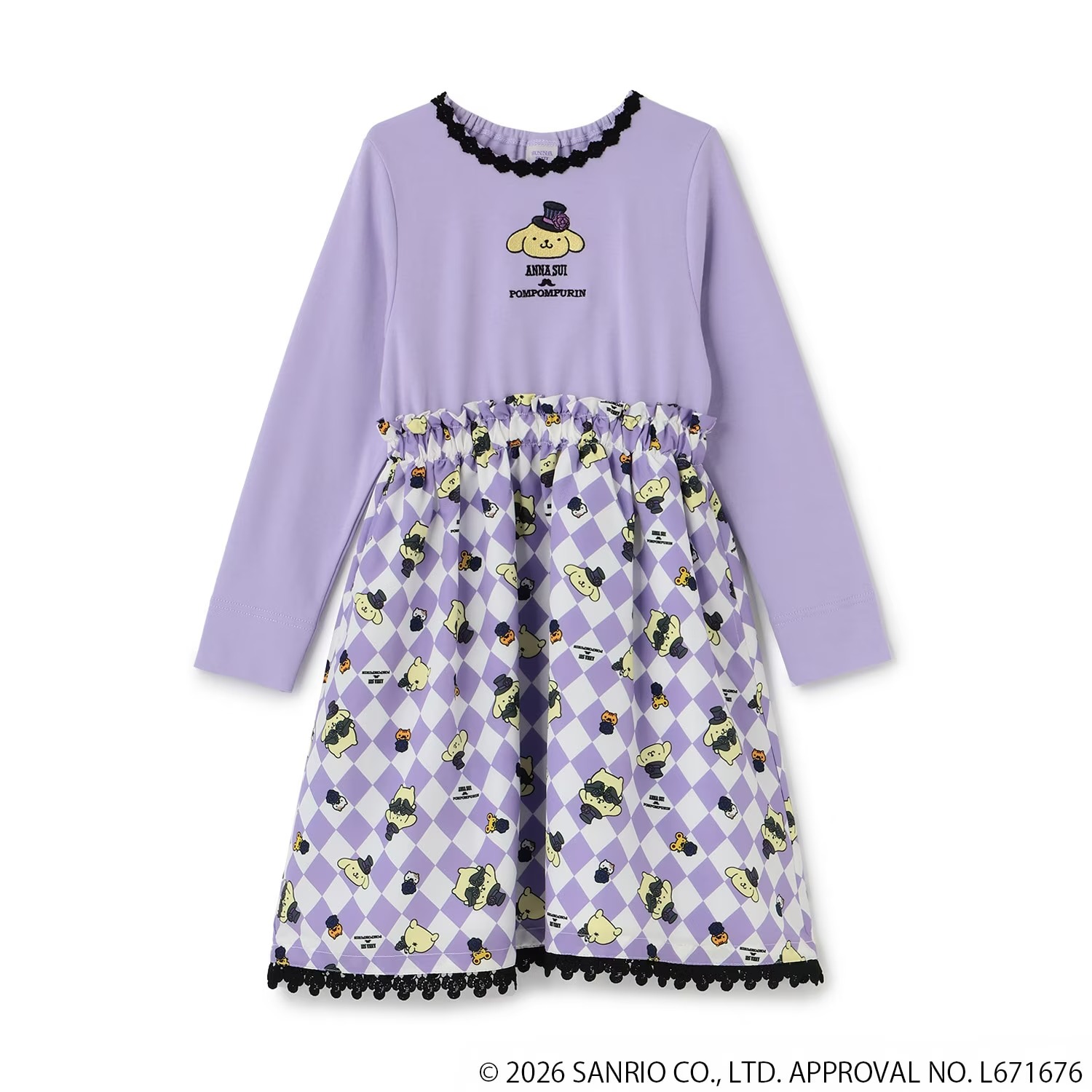 🌸 【預訂】連身裙 - ANNA SUI mini x Pompompurin