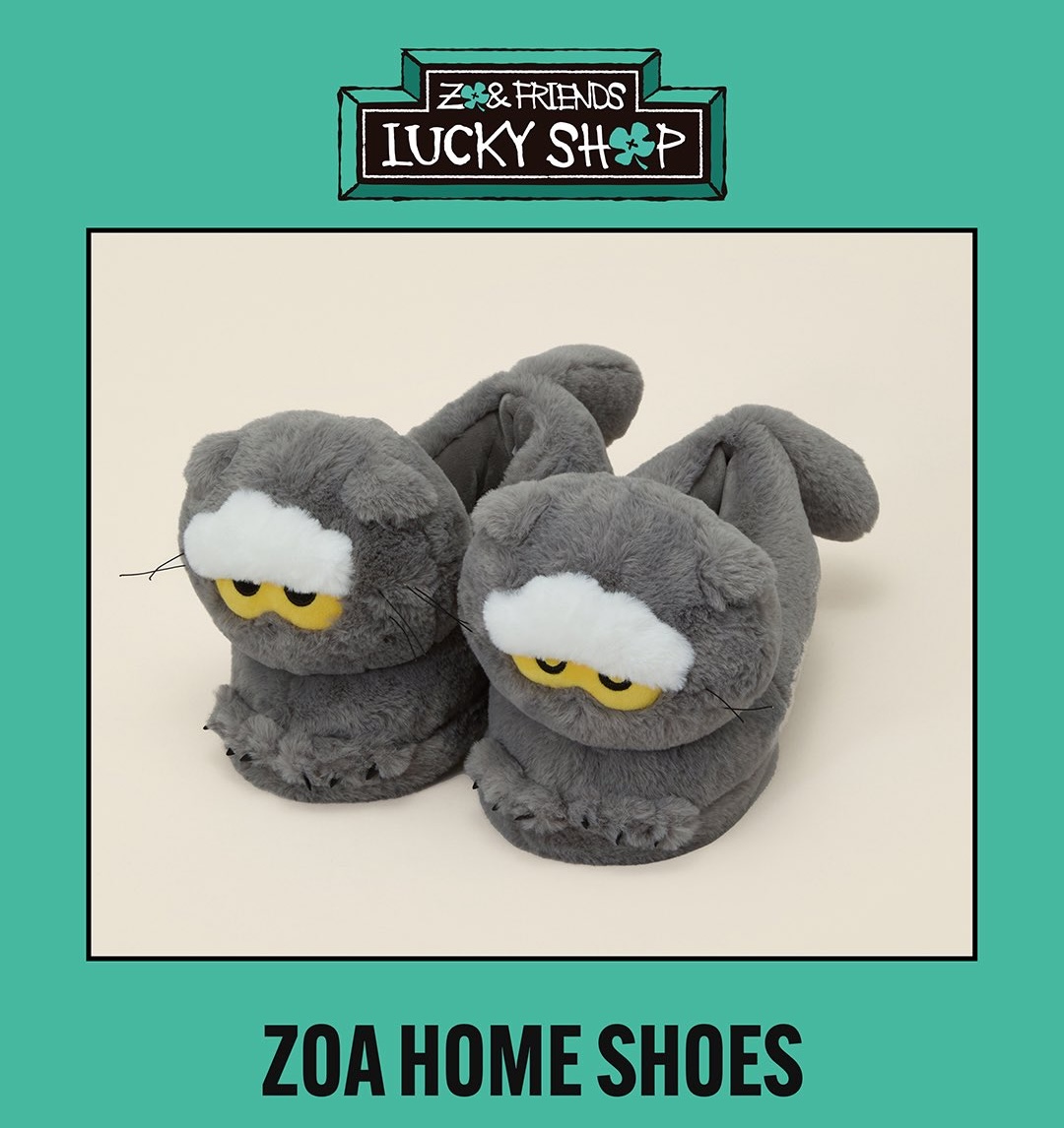 📦訂購 韓國代購 ZO&FRIENDS ZOA HOME SHOES 灰貓家居拖鞋
