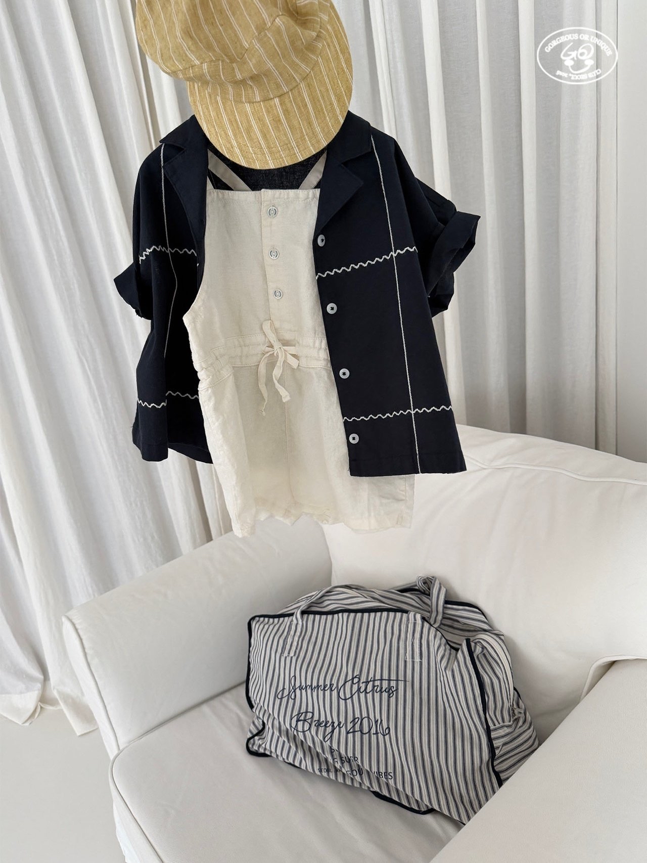Gou | Jumsuit (Navy L110-120)