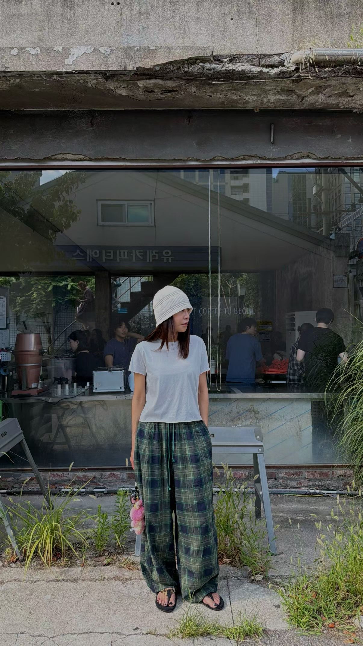 🇰🇷東大門女裝 | Check pants