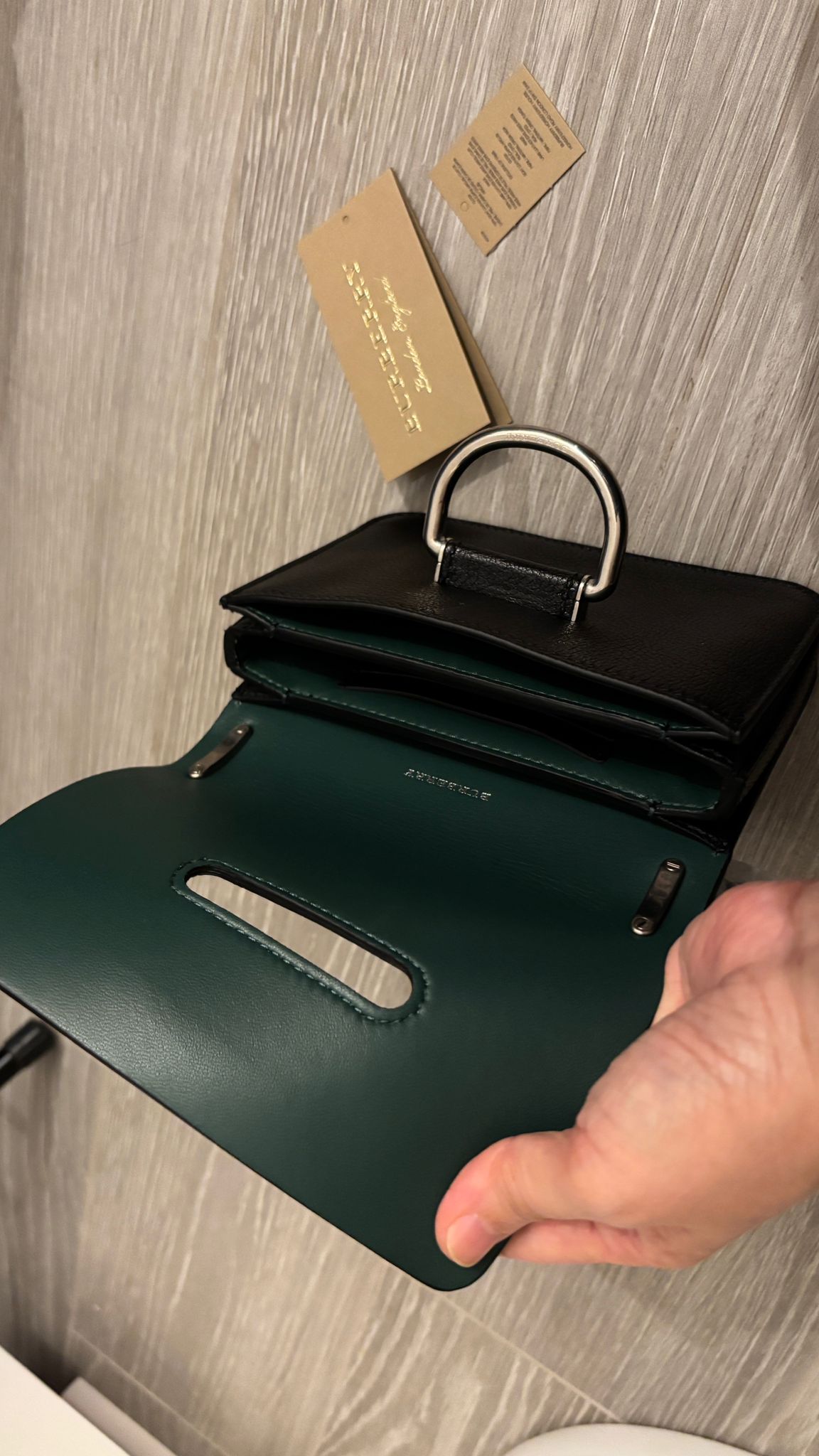 現貨 Burberry D-ring迷你包