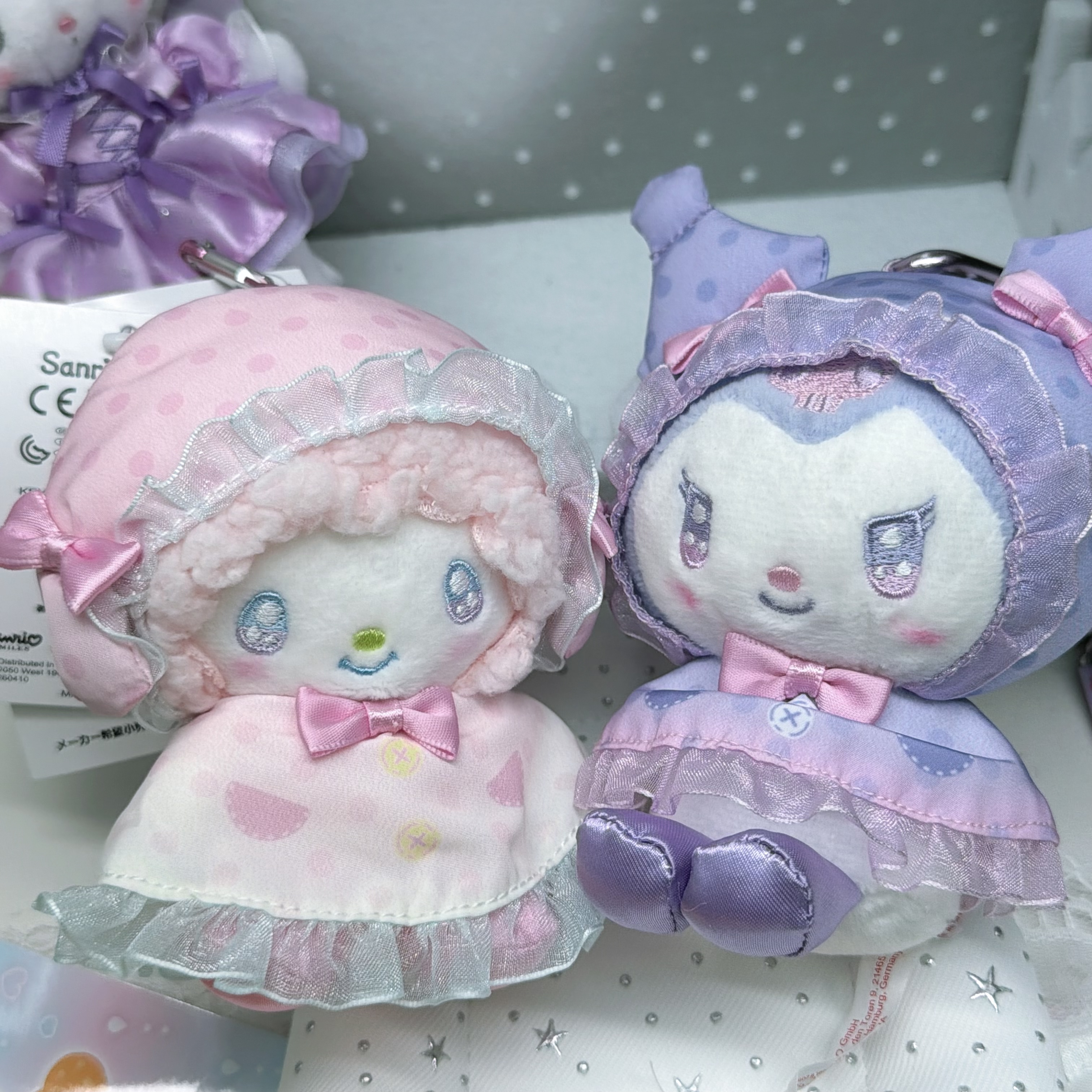 Sanrio 雨褸系列 吊飾心心扣