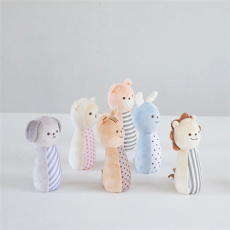 🇯🇵預訂 日本直送🇯🇵可愛動物棉花糖保齡球布藝玩具套裝1Y+