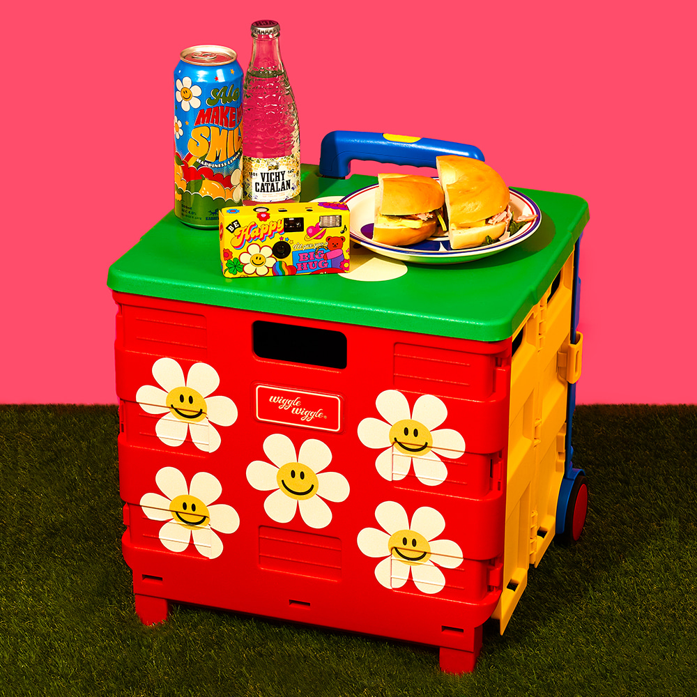 Wiggle Wiggle 彩色花花可摺疊車仔