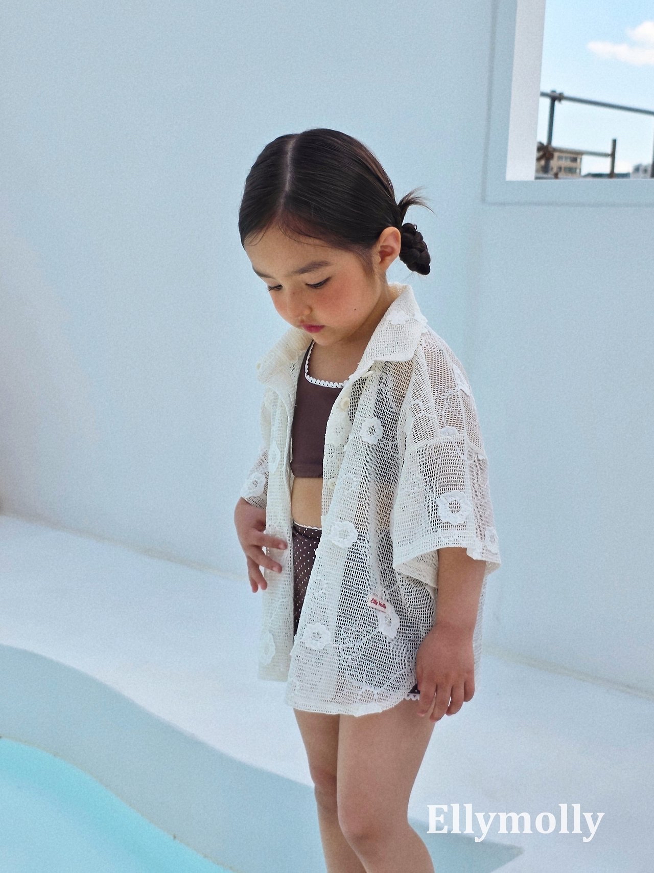 Ellymolly | Flower shirt(size 7(90-100)