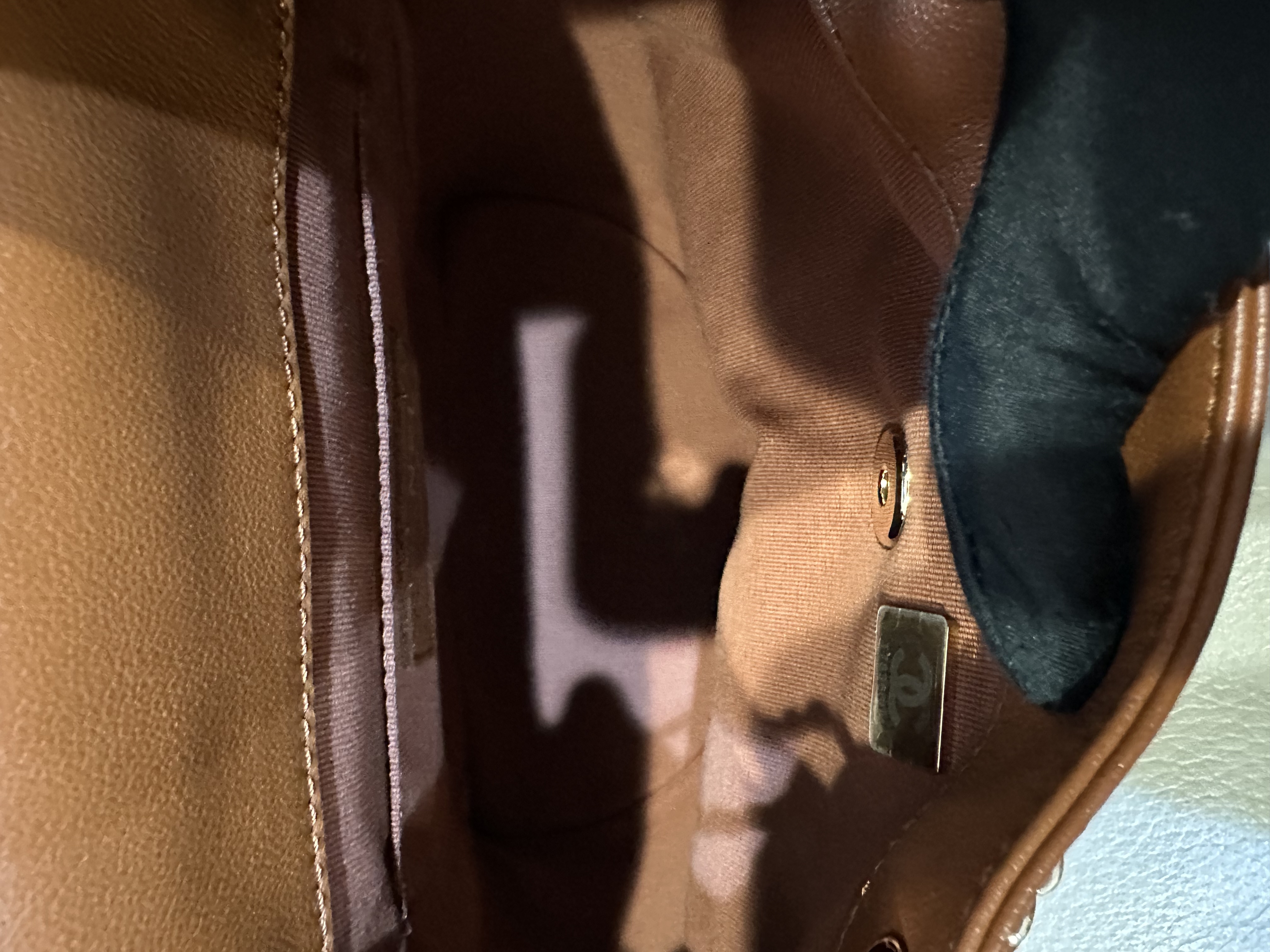 Pre-Owned Chanel Light Brown Quilted Grained Calfskin Duma Pockets Backpack / Product Code: 26040516