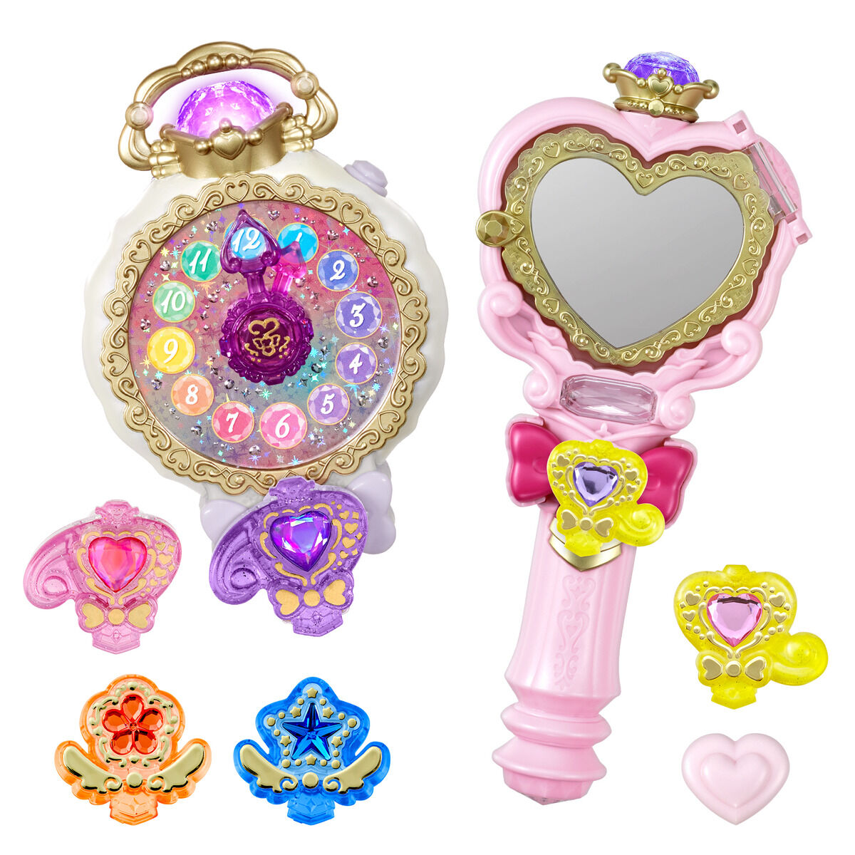 名偵探光之美少女 PreCure! 變身懷錶&淨化武器套裝 Jewel Cure Watch & PreKit Mirror Loupe Set #P-PCT0157 [BANDAI] (BACK-ORDER) 