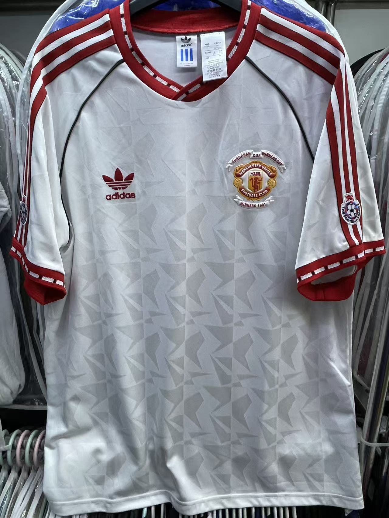 1991 Manchester United Cup Winner Cup Reissue Shirt #7 