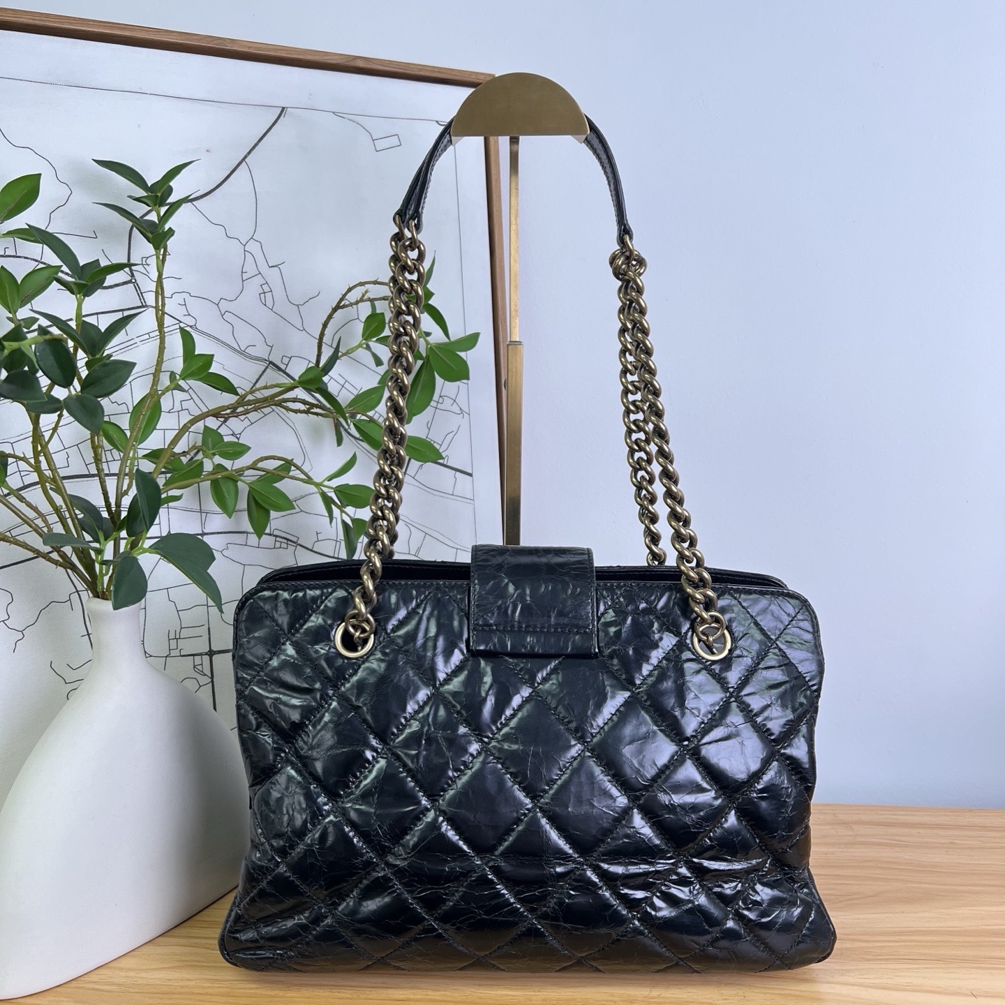 【預訂貨品】chanel油蠟皮tote bag