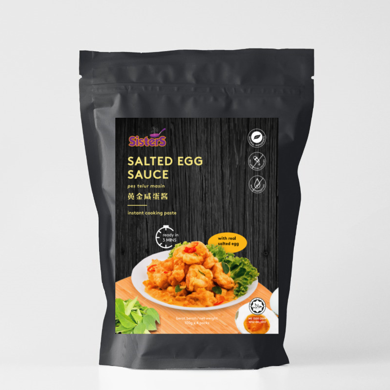 Sisters Salted Egg Paste (100g x 2 sachets)