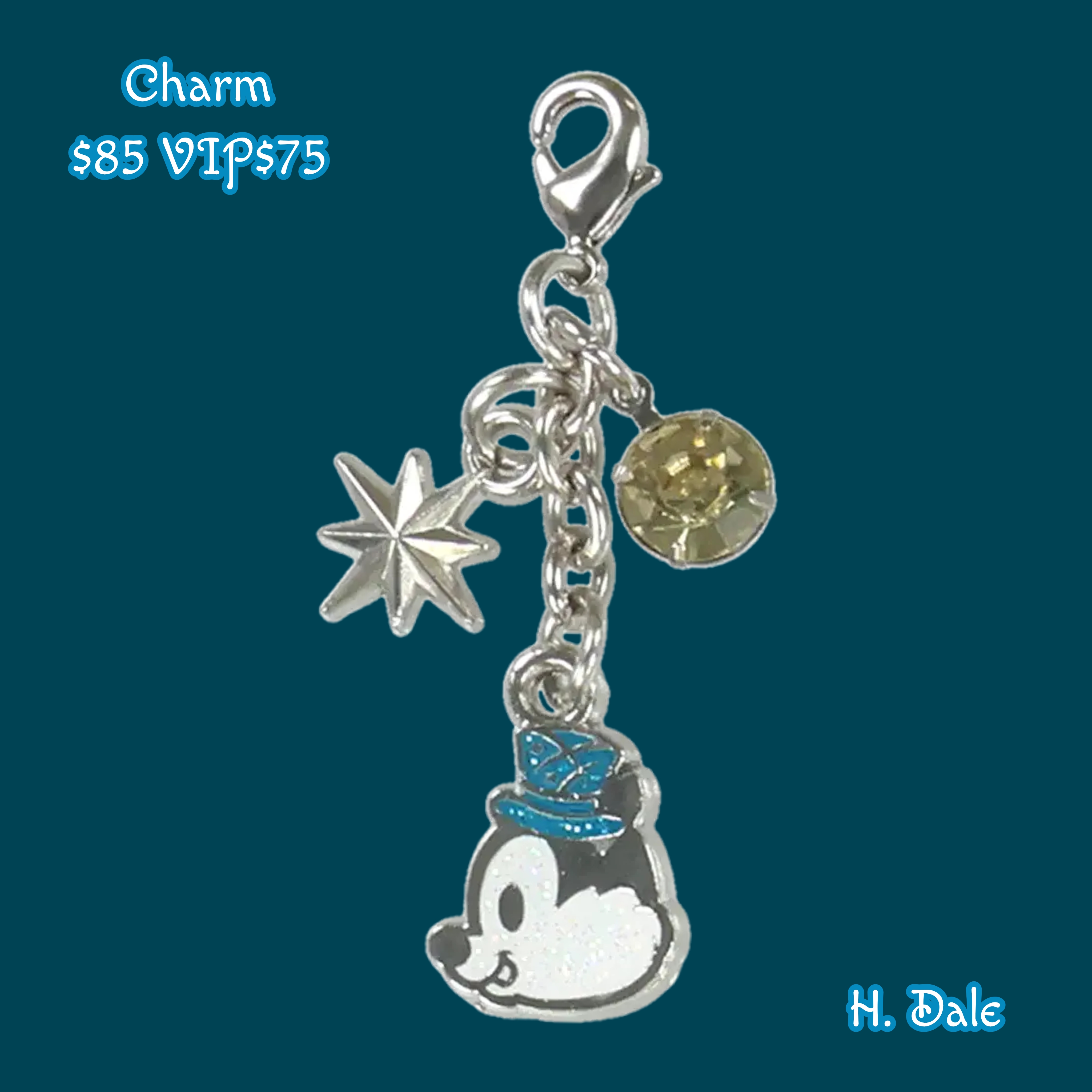 【預訂】DisneySea 25th Jubilee Badge - Charm