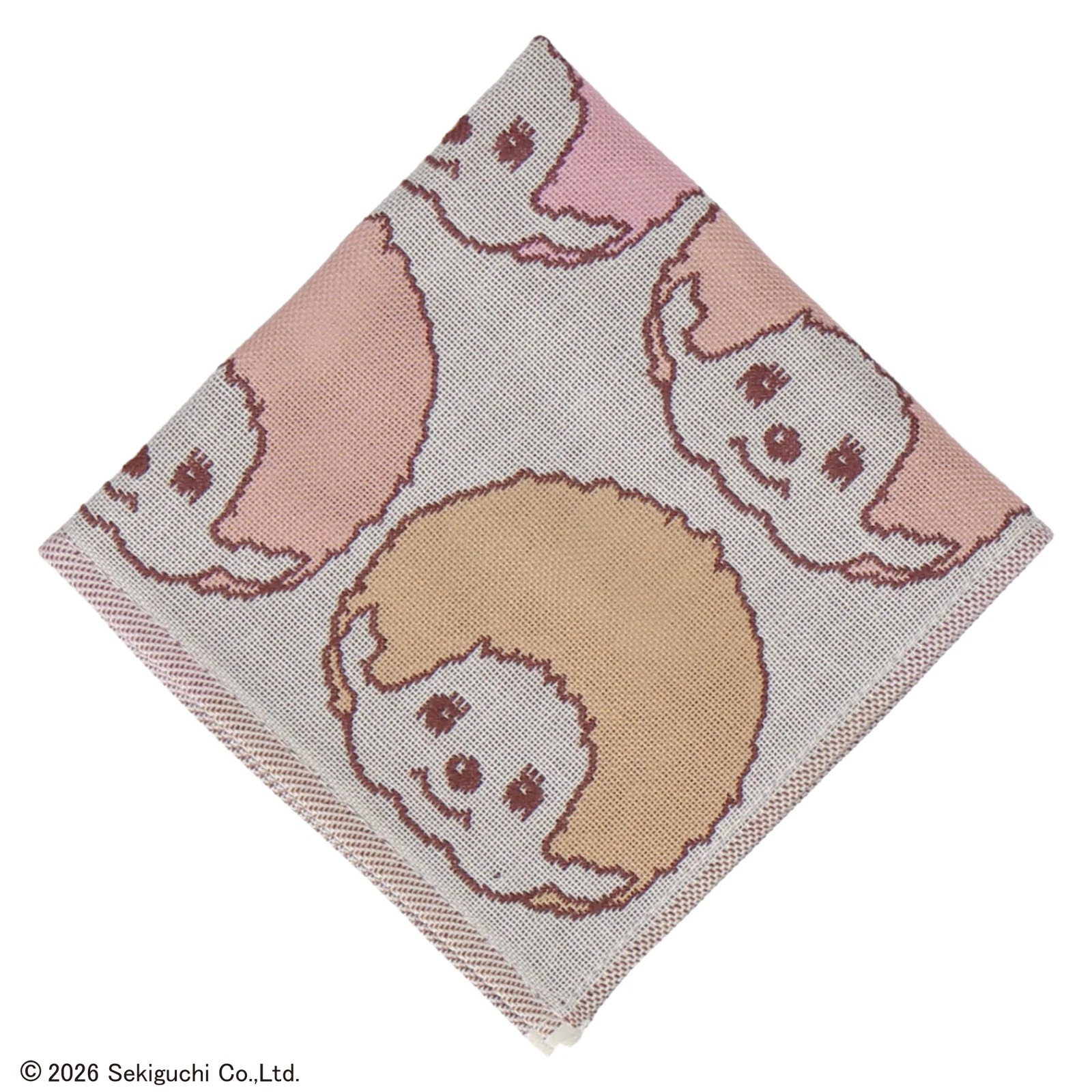 🎀【預訂】 Monchhichi 三層紗布手帕 L