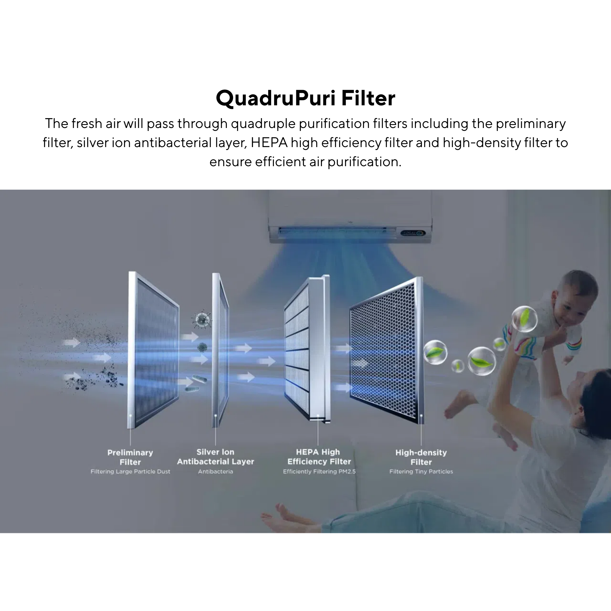 TCL 1.5HP FreshIN 2.0 Series Inverter Air Conditioner (TAC-13CSD/FBI)