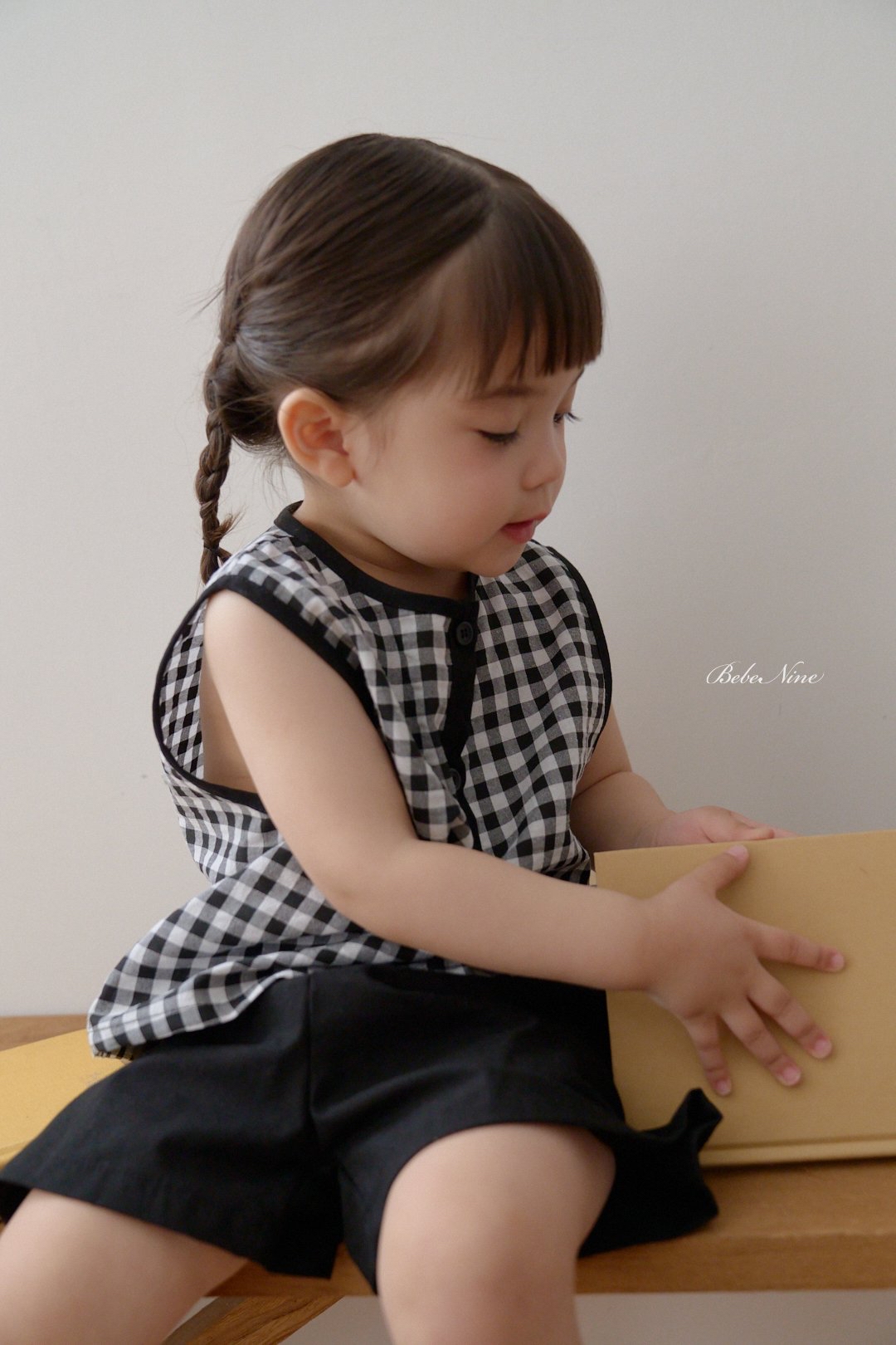 ☀️預訂 韓國直送☀️🇰🇷Bebenine兩色格紋純棉背心上下套裝