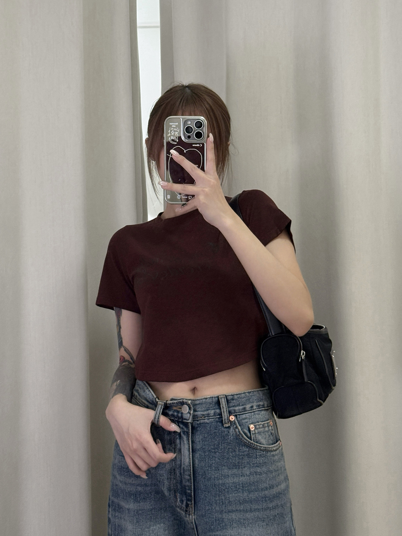 𝐂𝐫𝐨𝐩𝐩𝐞𝐝 𝐥𝐞𝐭𝐭𝐞𝐫 𝐩𝐫𝐢𝐧𝐭 𝐭-𝐬𝐡𝐢𝐫𝐭