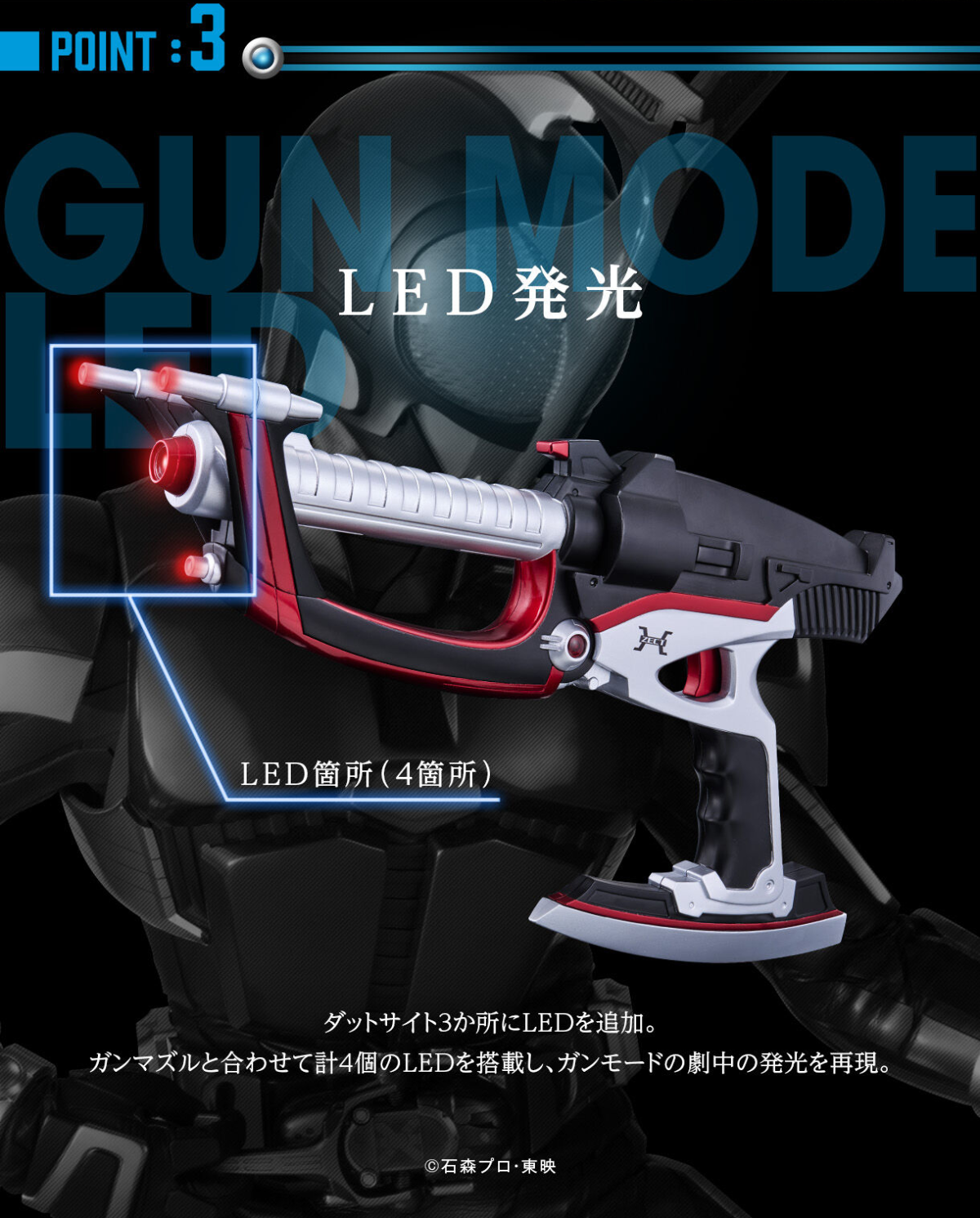 (預訂訂金 $800) (總價 $1860) (魂限) Bandai CSM 幪面超人 甲鬥王 苦無槍劍 (行版) Complete Selection Modification Kamen Rider Kabuto KUNAIGUN