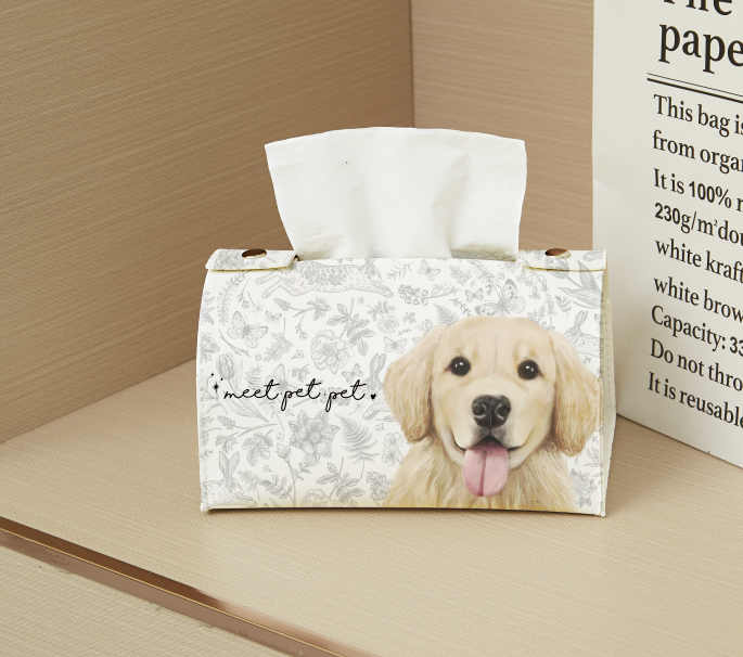 ⋆ 金毛尋回犬 ⋆ 紙巾套 ⋆ Golden Retriever ⋆
